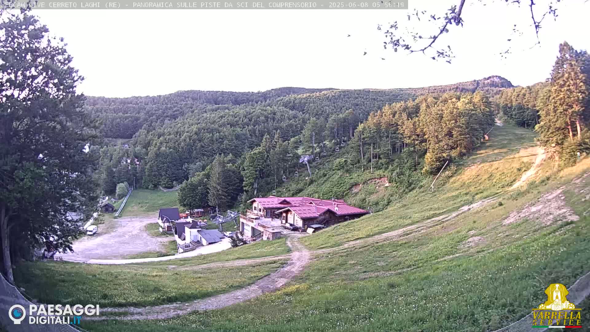  Cerreto Laghi Lakes & Ski Lifts Live Cam -  Reggio Emilia, Emilia-Romagna, Italy