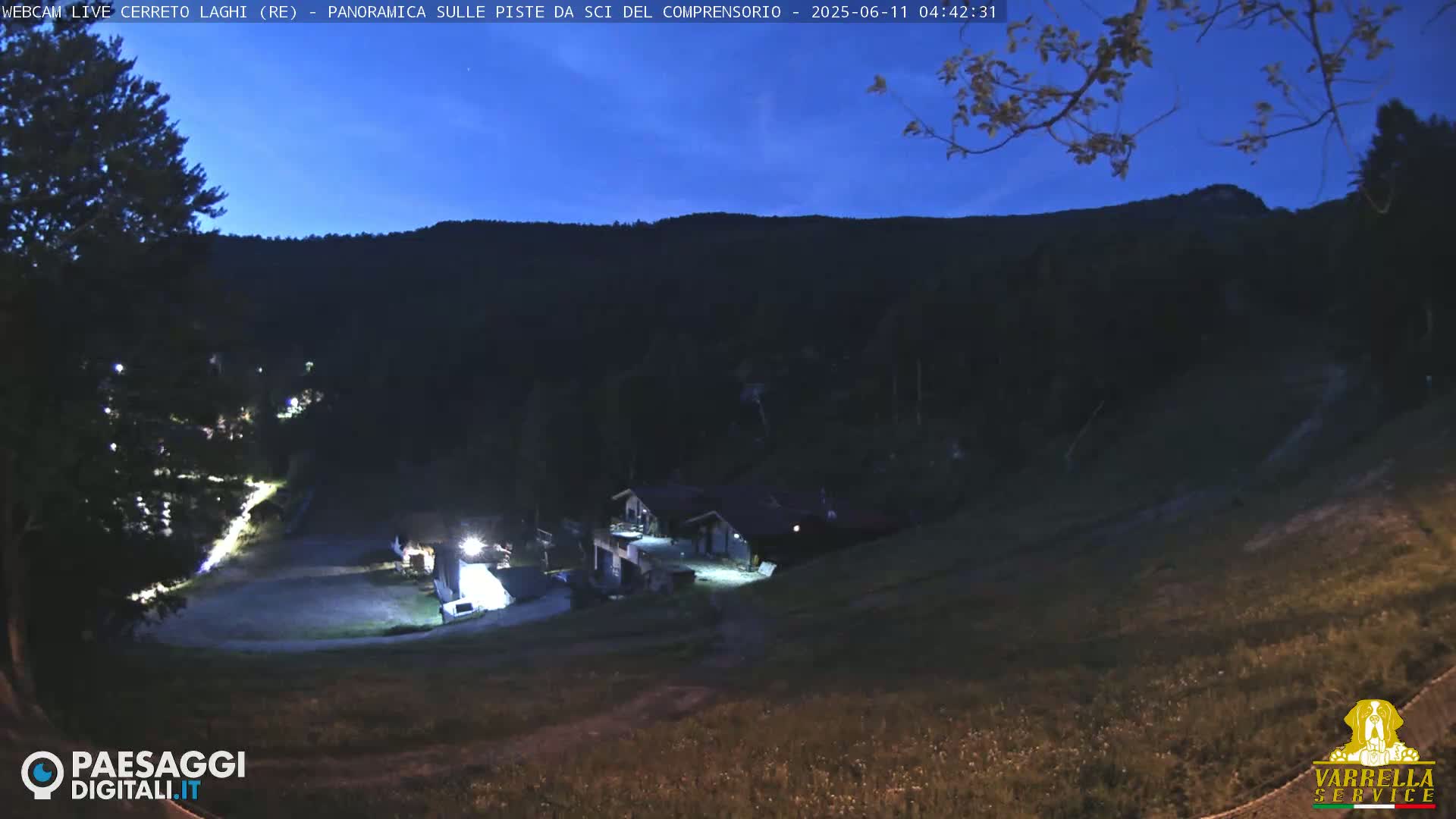 Cerreto Laghi Lakes & Ski Lifts Live Cam -  Reggio Emilia, Emilia-Romagna, Italy