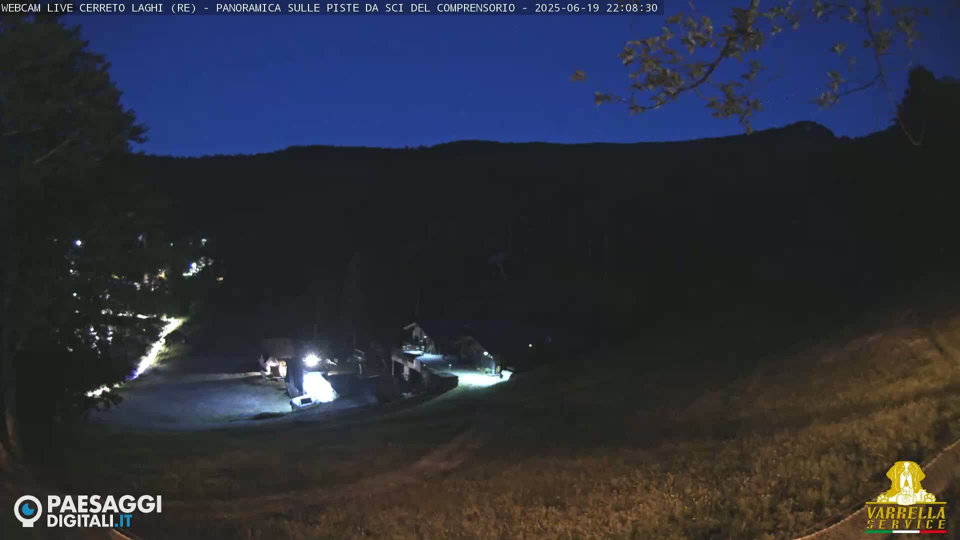 Cerreto Laghi Lakes & Ski Lifts Live Cam -  Reggio Emilia, Emilia-Romagna, Italy