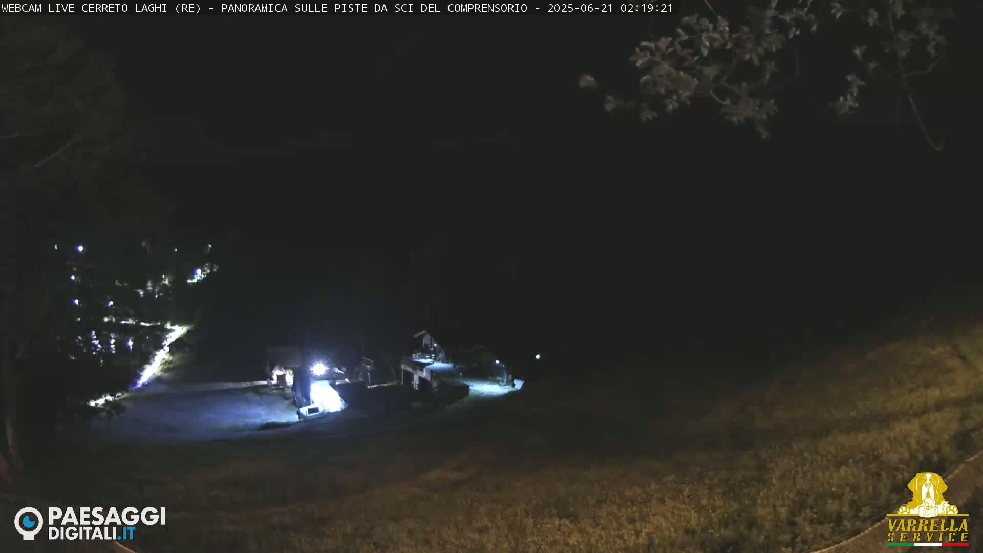 Cerreto Laghi Lakes & Ski Lifts Live Cam -  Reggio Emilia, Emilia-Romagna, Italy