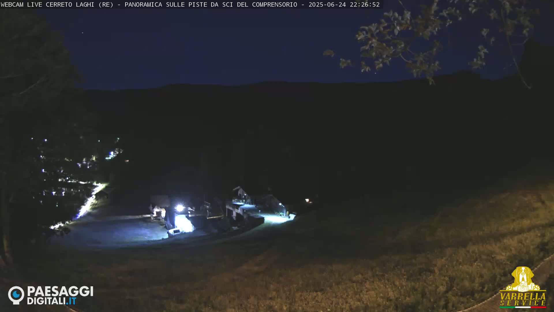 Cerreto Laghi Lakes & Ski Lifts Live Cam -  Reggio Emilia, Emilia-Romagna, Italy