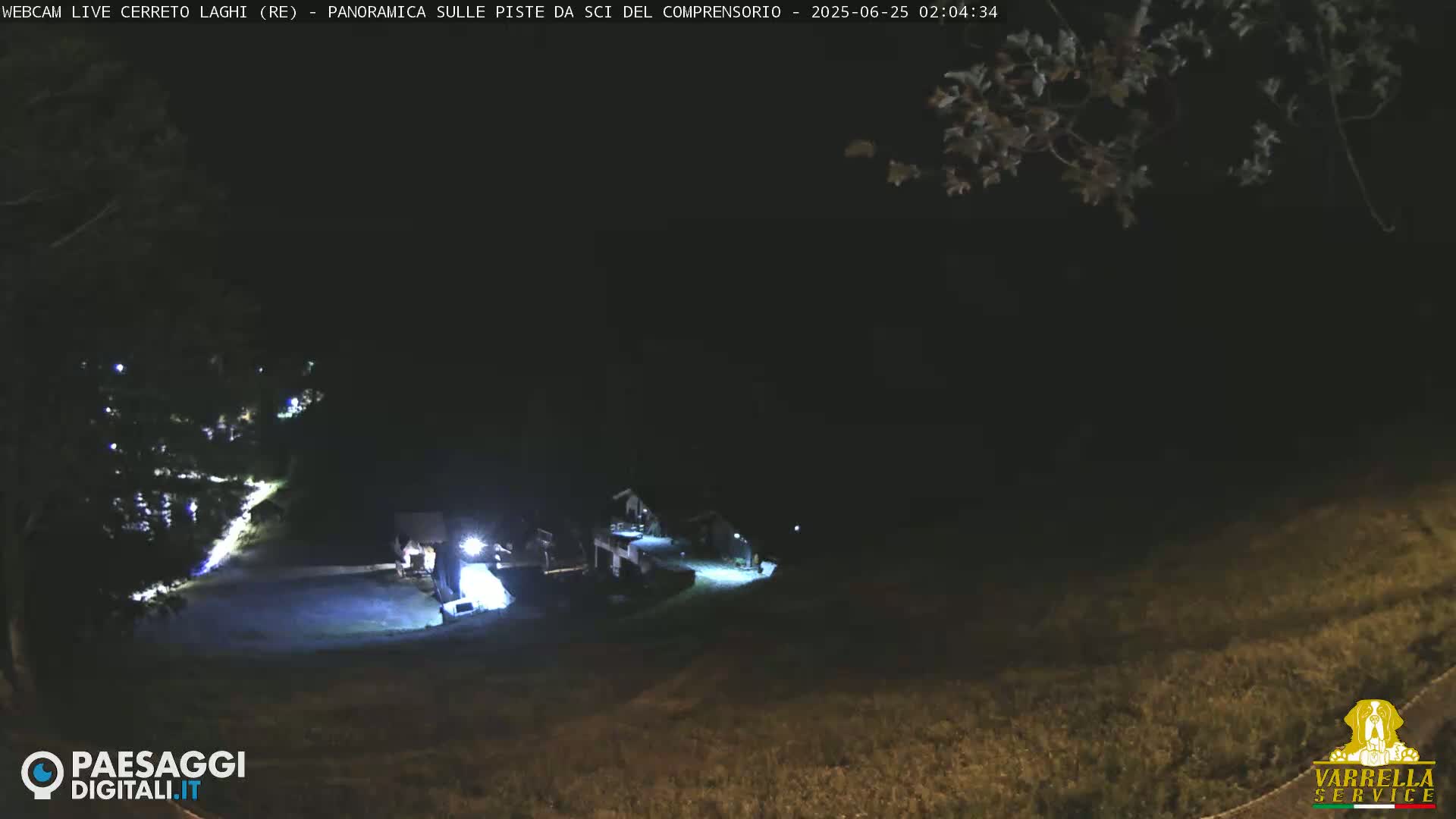 Cerreto Laghi Lakes & Ski Lifts Live Cam -  Reggio Emilia, Emilia-Romagna, Italy