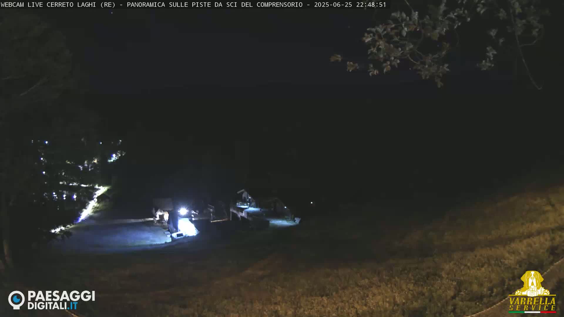 Cerreto Laghi Lakes & Ski Lifts Live Cam -  Reggio Emilia, Emilia-Romagna, Italy