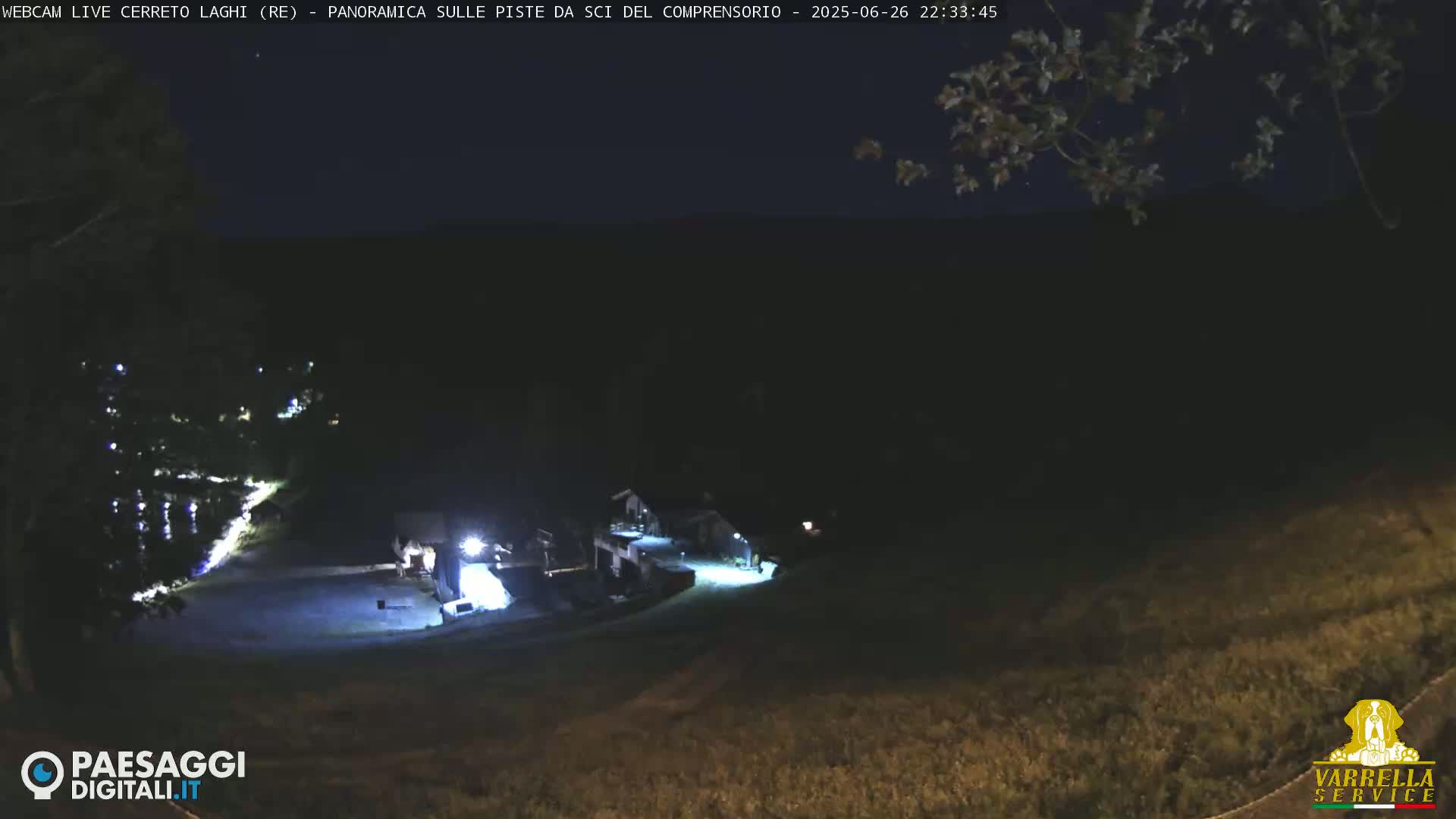 Cerreto Laghi Lakes & Ski Lifts Live Cam -  Reggio Emilia, Emilia-Romagna, Italy
