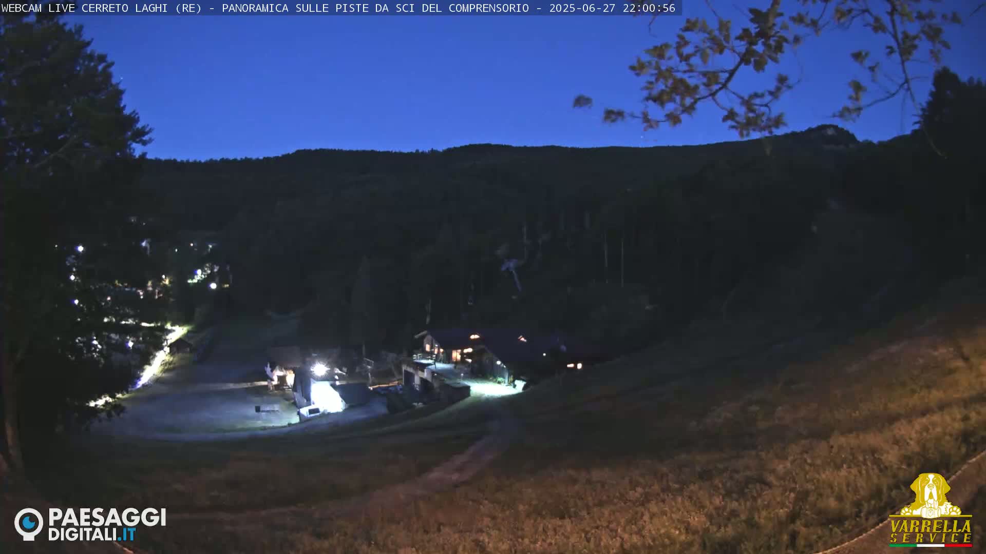 Cerreto Laghi Lakes & Ski Lifts Live Cam -  Reggio Emilia, Emilia-Romagna, Italy