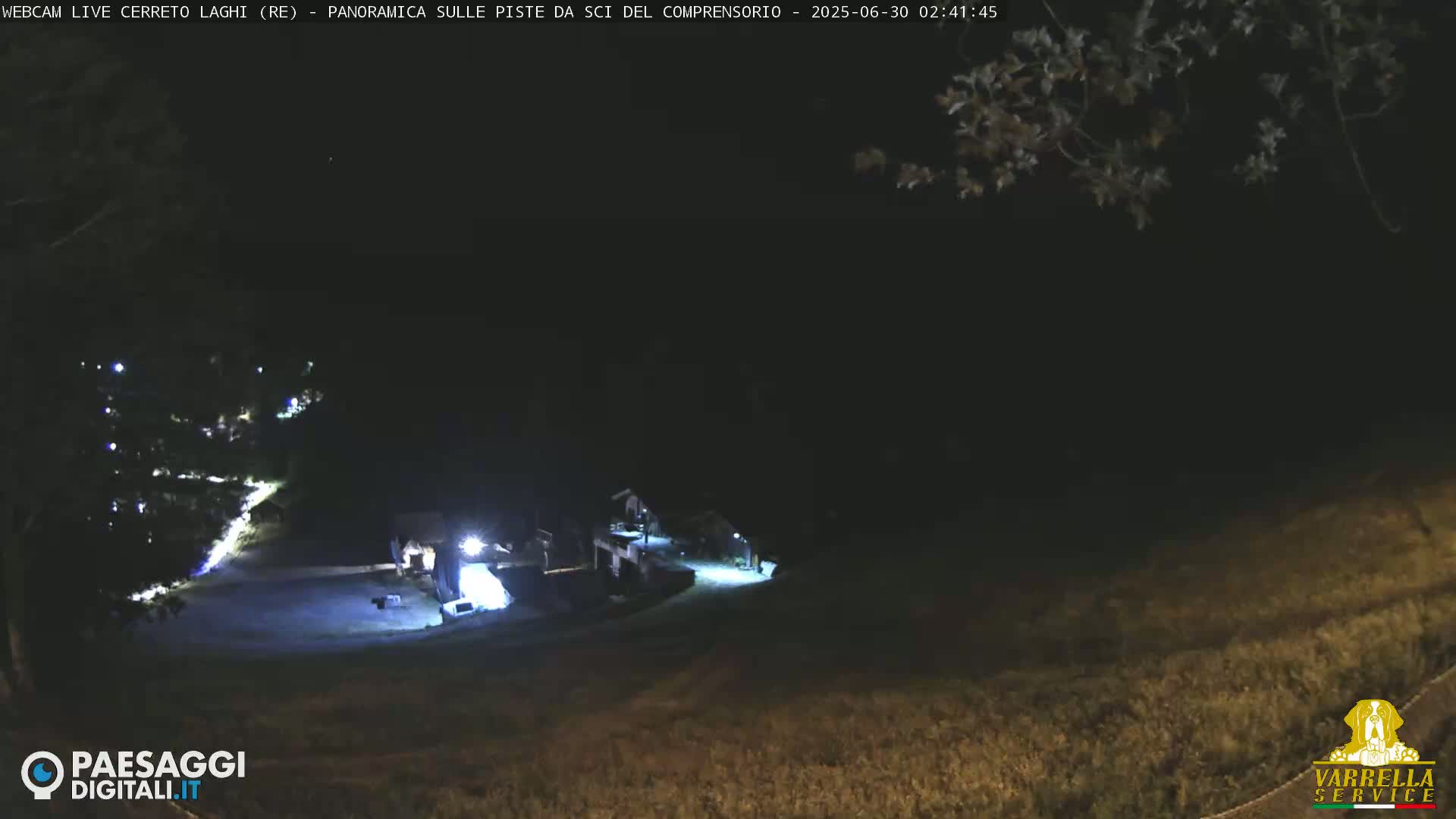 Cerreto Laghi Lakes & Ski Lifts Live Cam -  Reggio Emilia, Emilia-Romagna, Italy