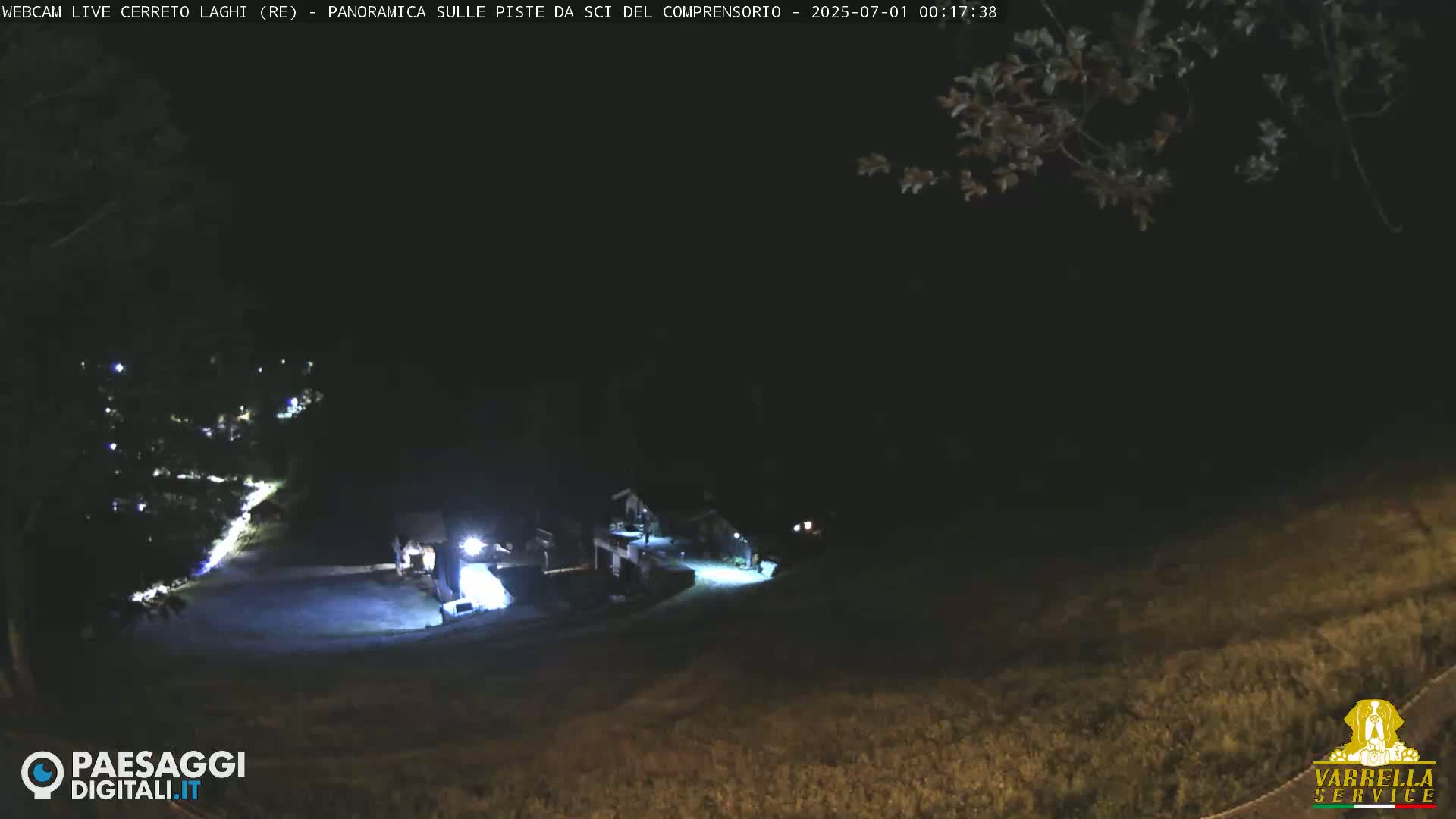 Cerreto Laghi Lakes & Ski Lifts Live Cam -  Reggio Emilia, Emilia-Romagna, Italy