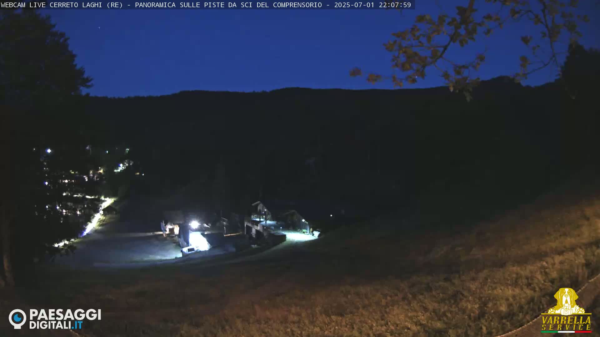 Cerreto Laghi Lakes & Ski Lifts Live Cam -  Reggio Emilia, Emilia-Romagna, Italy