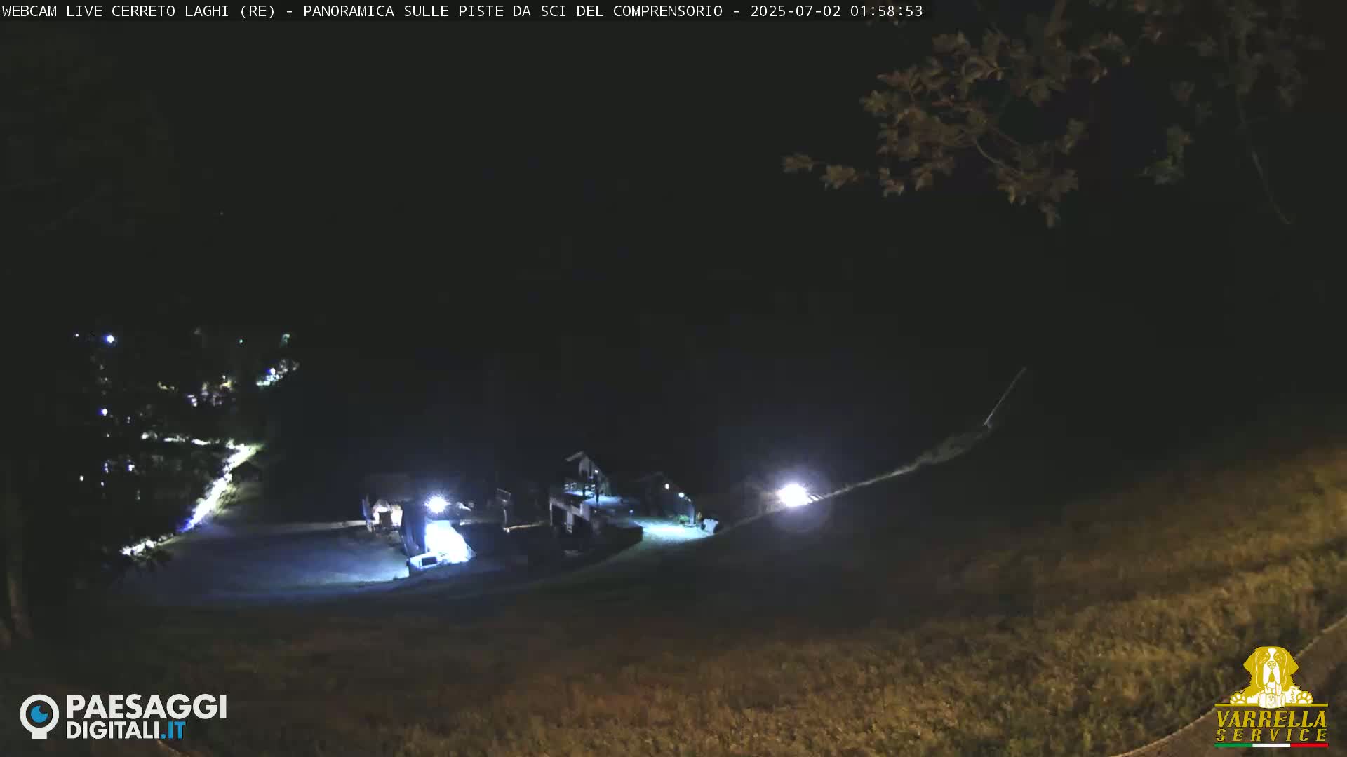 Cerreto Laghi Lakes & Ski Lifts Live Cam -  Reggio Emilia, Emilia-Romagna, Italy