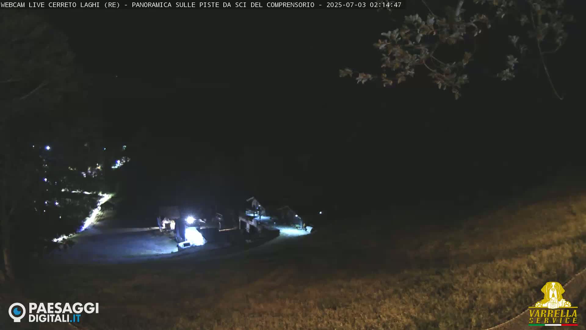 Cerreto Laghi Lakes & Ski Lifts Live Cam -  Reggio Emilia, Emilia-Romagna, Italy
