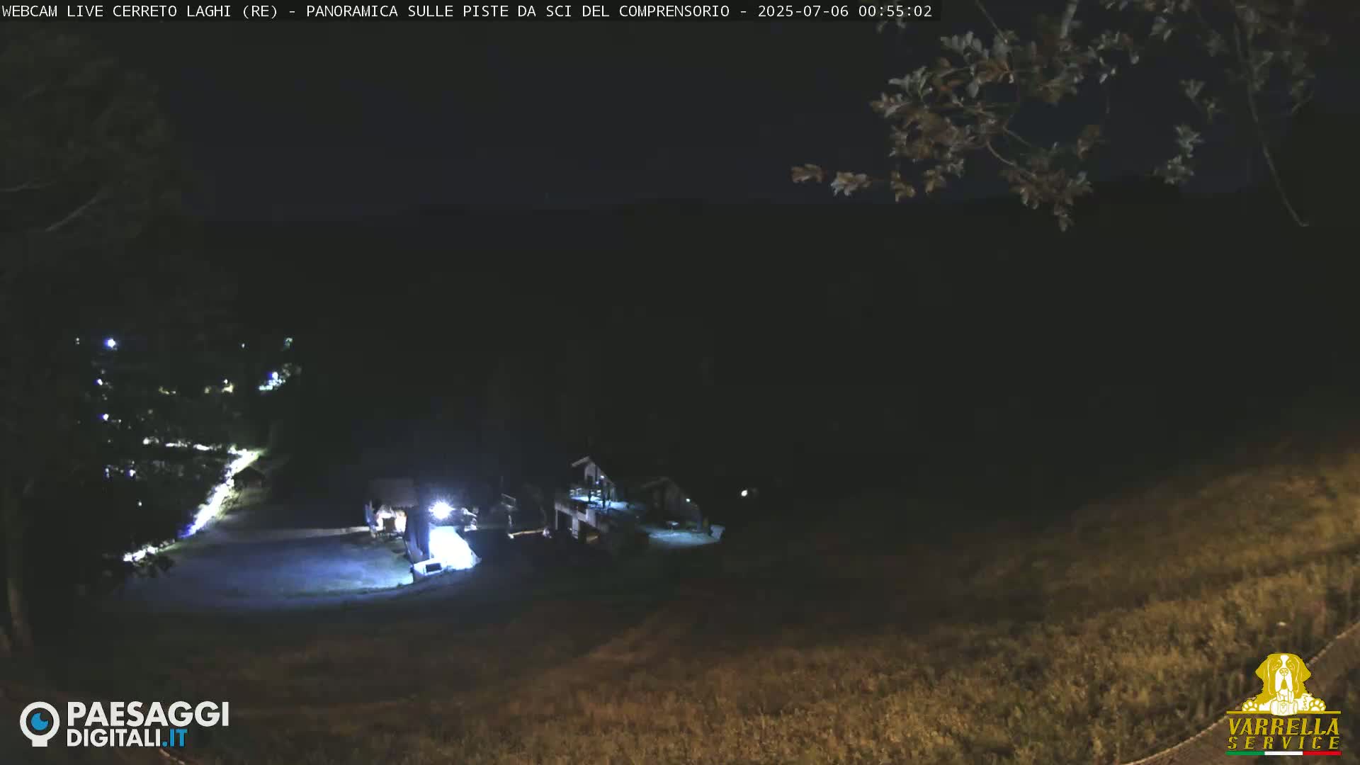 Cerreto Laghi Lakes & Ski Lifts Live Cam -  Reggio Emilia, Emilia-Romagna, Italy