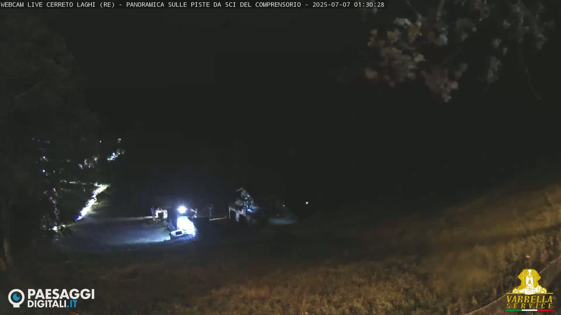 Cerreto Laghi Lakes & Ski Lifts Live Cam -  Reggio Emilia, Emilia-Romagna, Italy