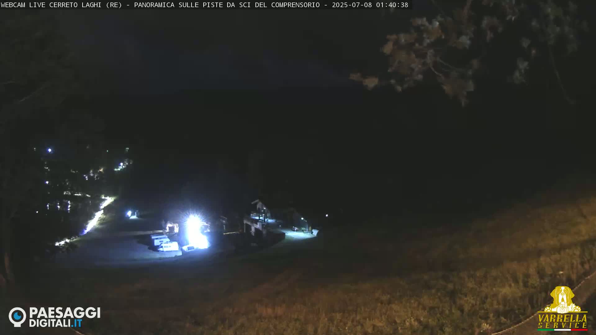 Cerreto Laghi Lakes & Ski Lifts Live Cam -  Reggio Emilia, Emilia-Romagna, Italy