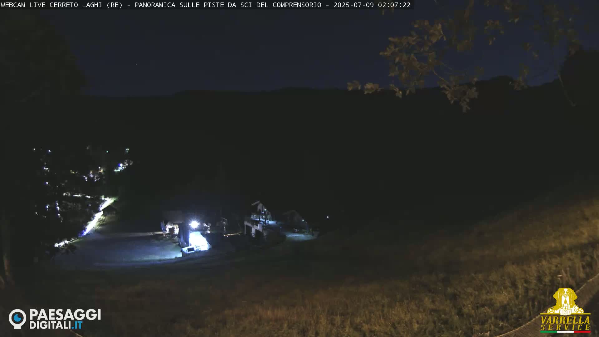 Cerreto Laghi Lakes & Ski Lifts Live Cam -  Reggio Emilia, Emilia-Romagna, Italy