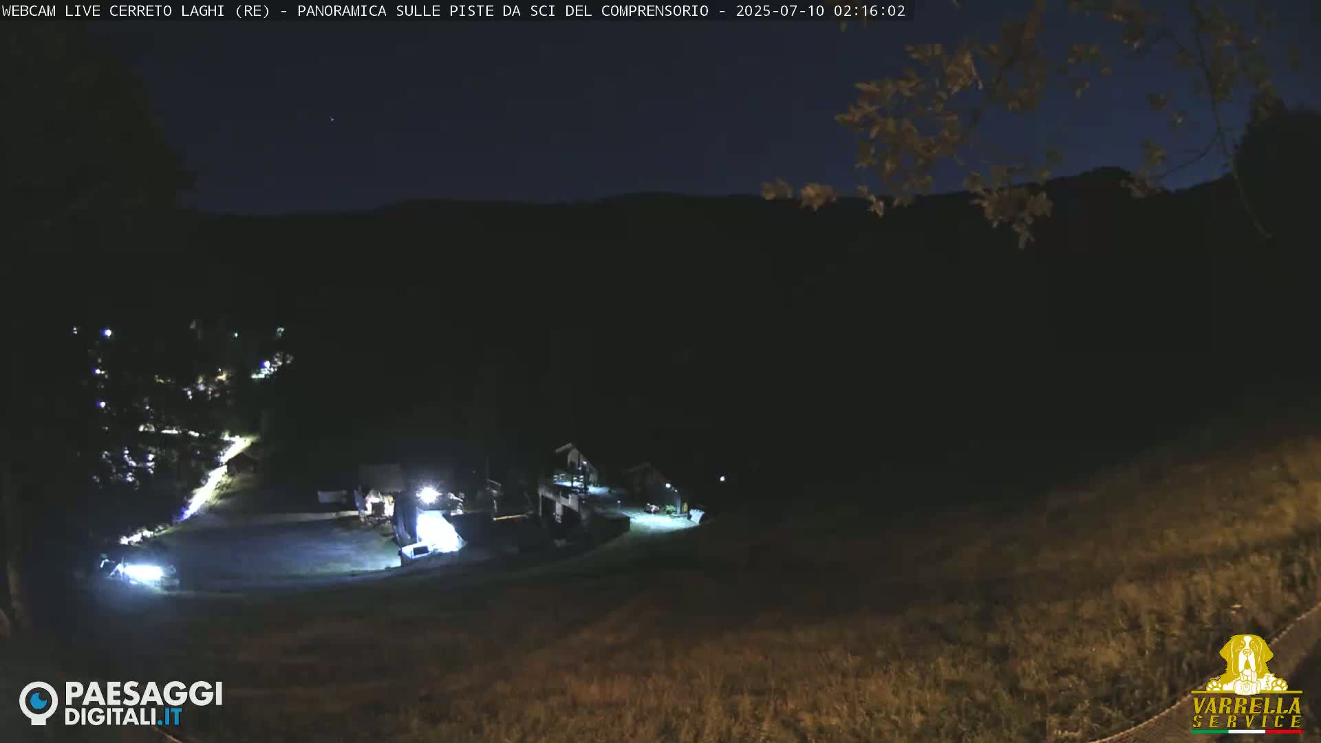 Cerreto Laghi Lakes & Ski Lifts Live Cam -  Reggio Emilia, Emilia-Romagna, Italy
