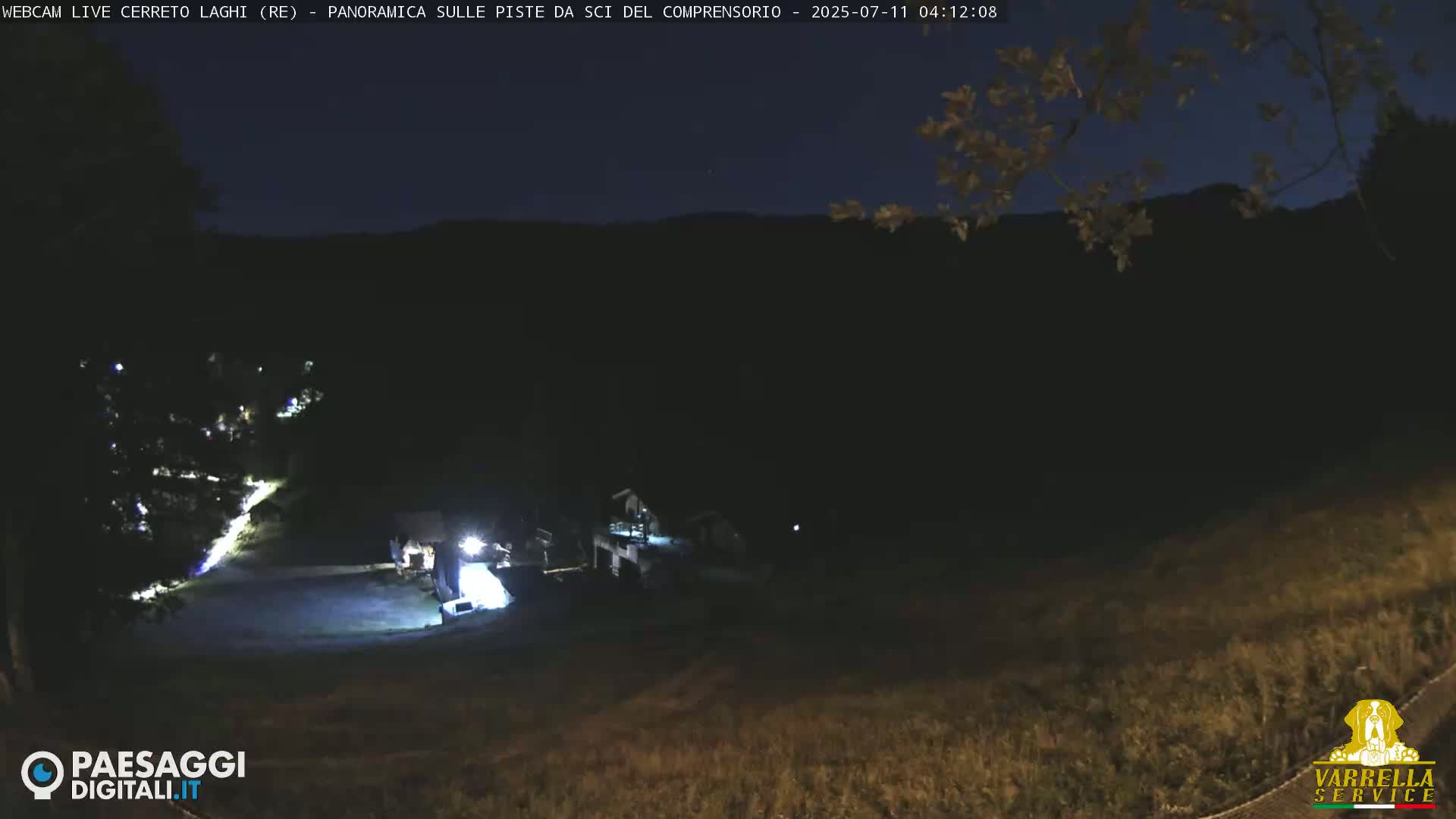 Cerreto Laghi Lakes & Ski Lifts Live Cam -  Reggio Emilia, Emilia-Romagna, Italy