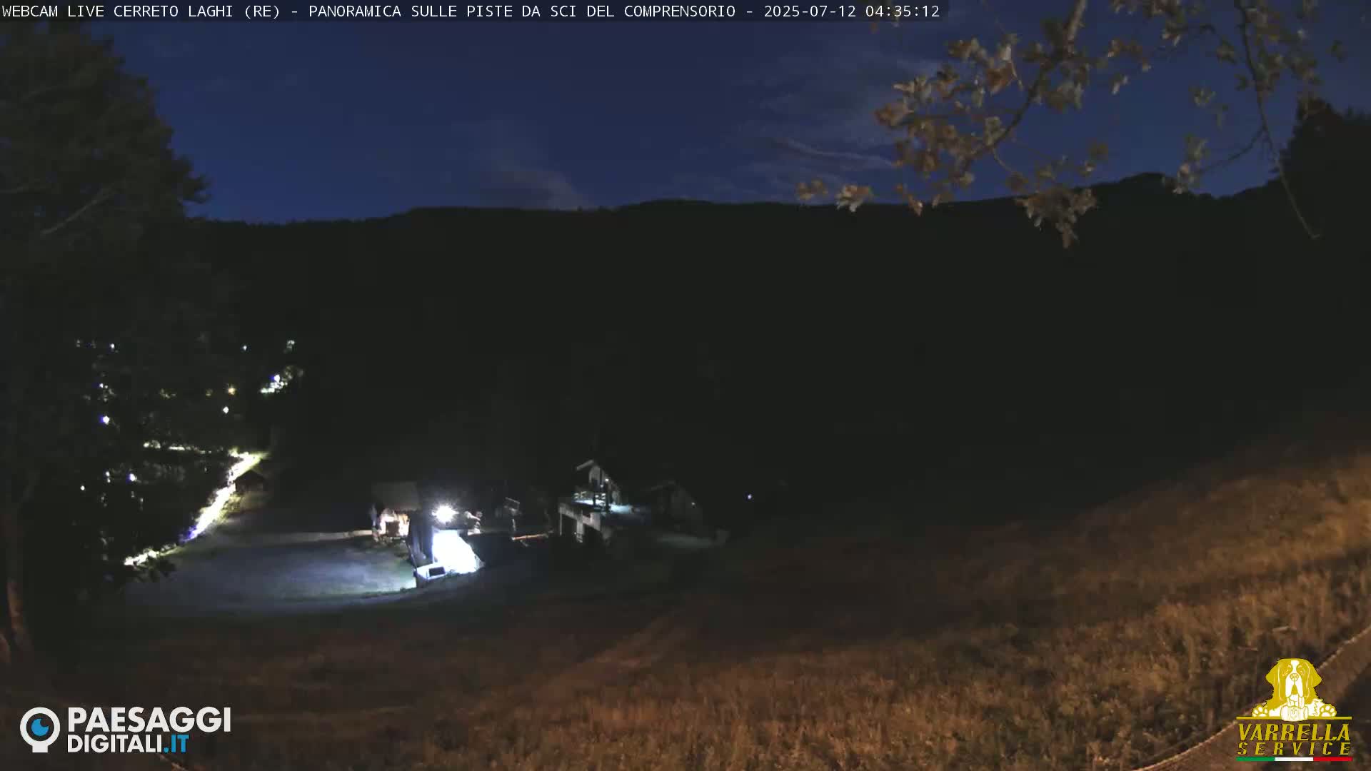 Cerreto Laghi Lakes & Ski Lifts Live Cam -  Reggio Emilia, Emilia-Romagna, Italy
