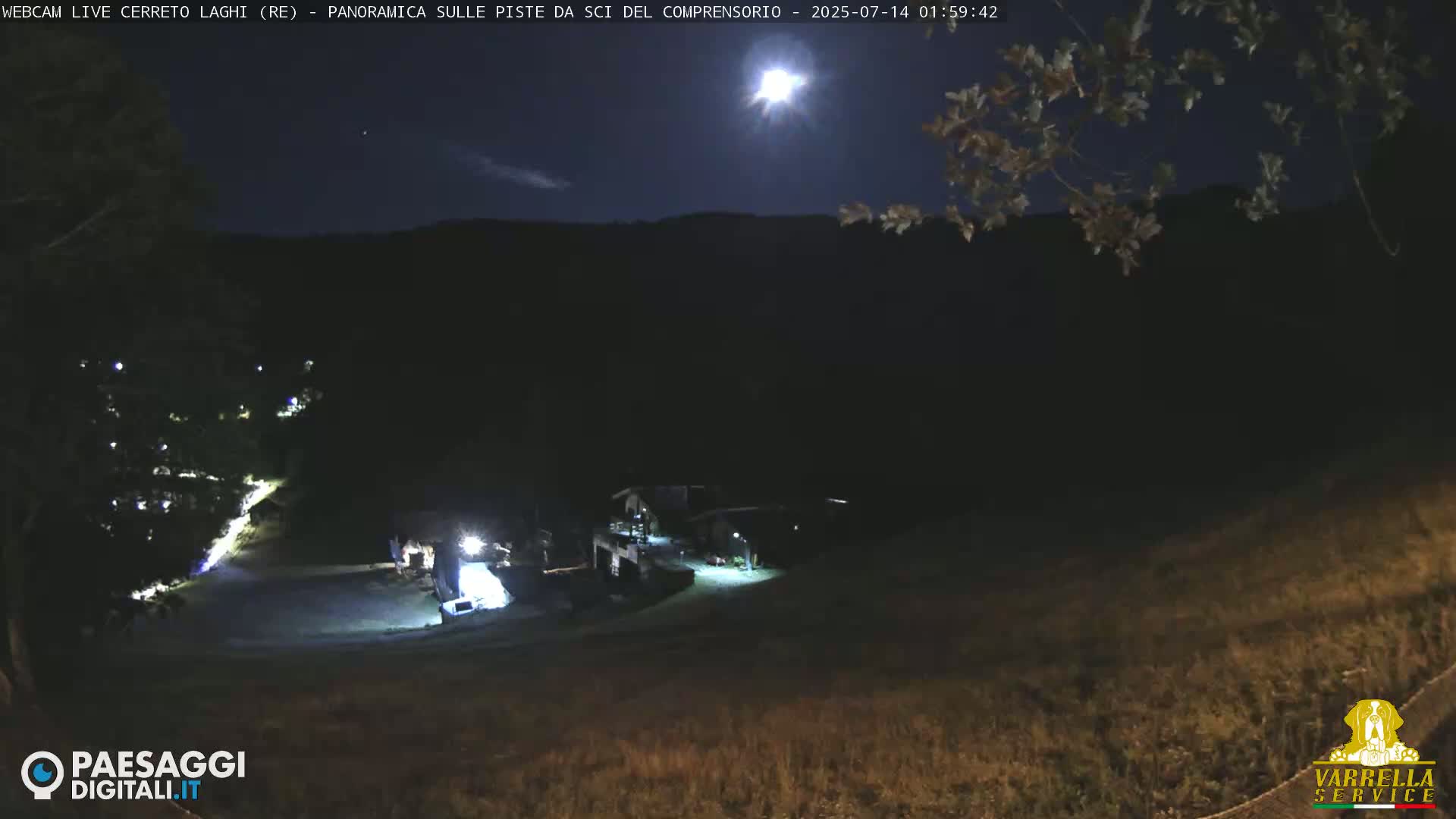 Cerreto Laghi Lakes & Ski Lifts Live Cam -  Reggio Emilia, Emilia-Romagna, Italy