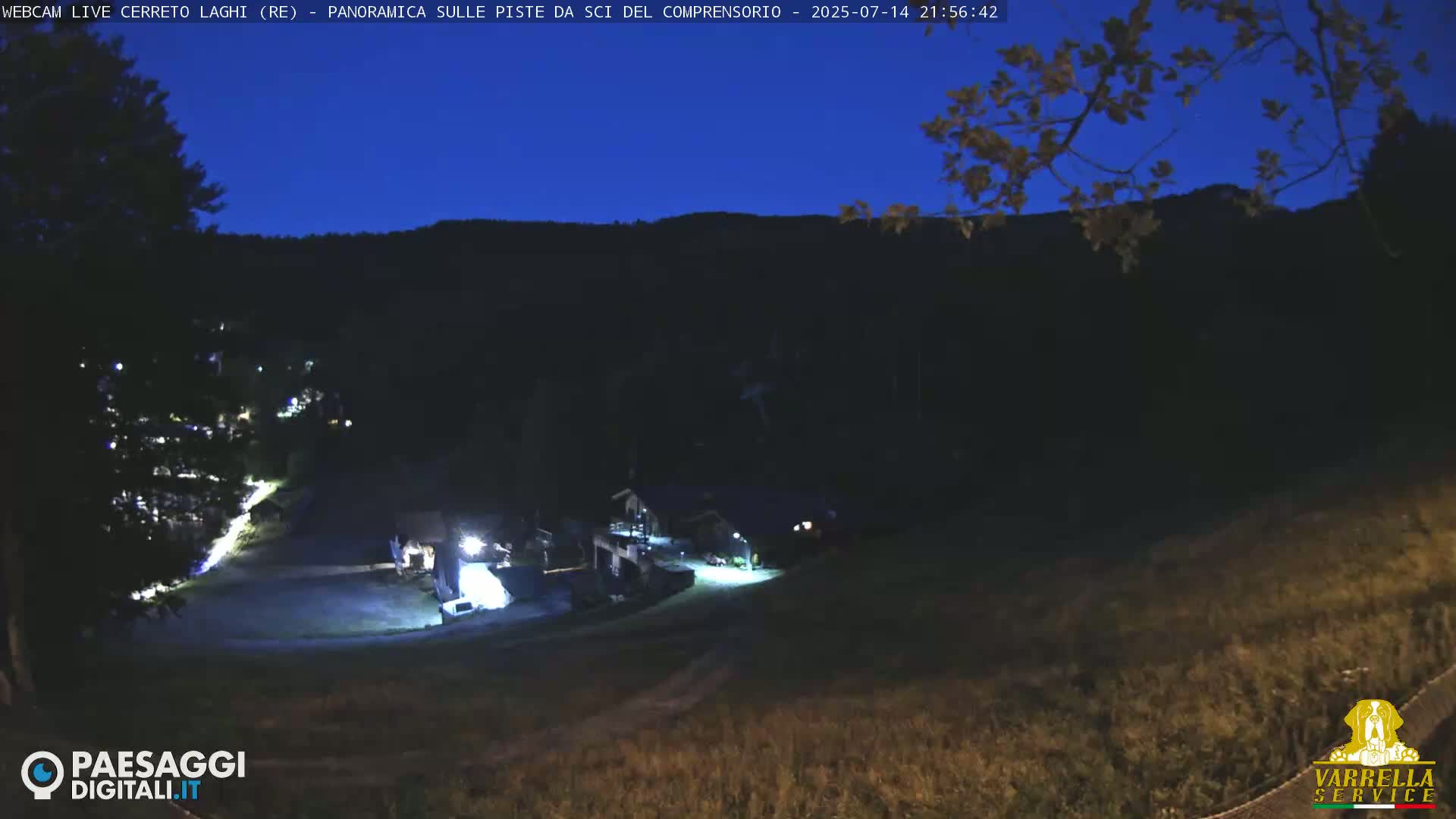 Cerreto Laghi Lakes & Ski Lifts Live Cam -  Reggio Emilia, Emilia-Romagna, Italy
