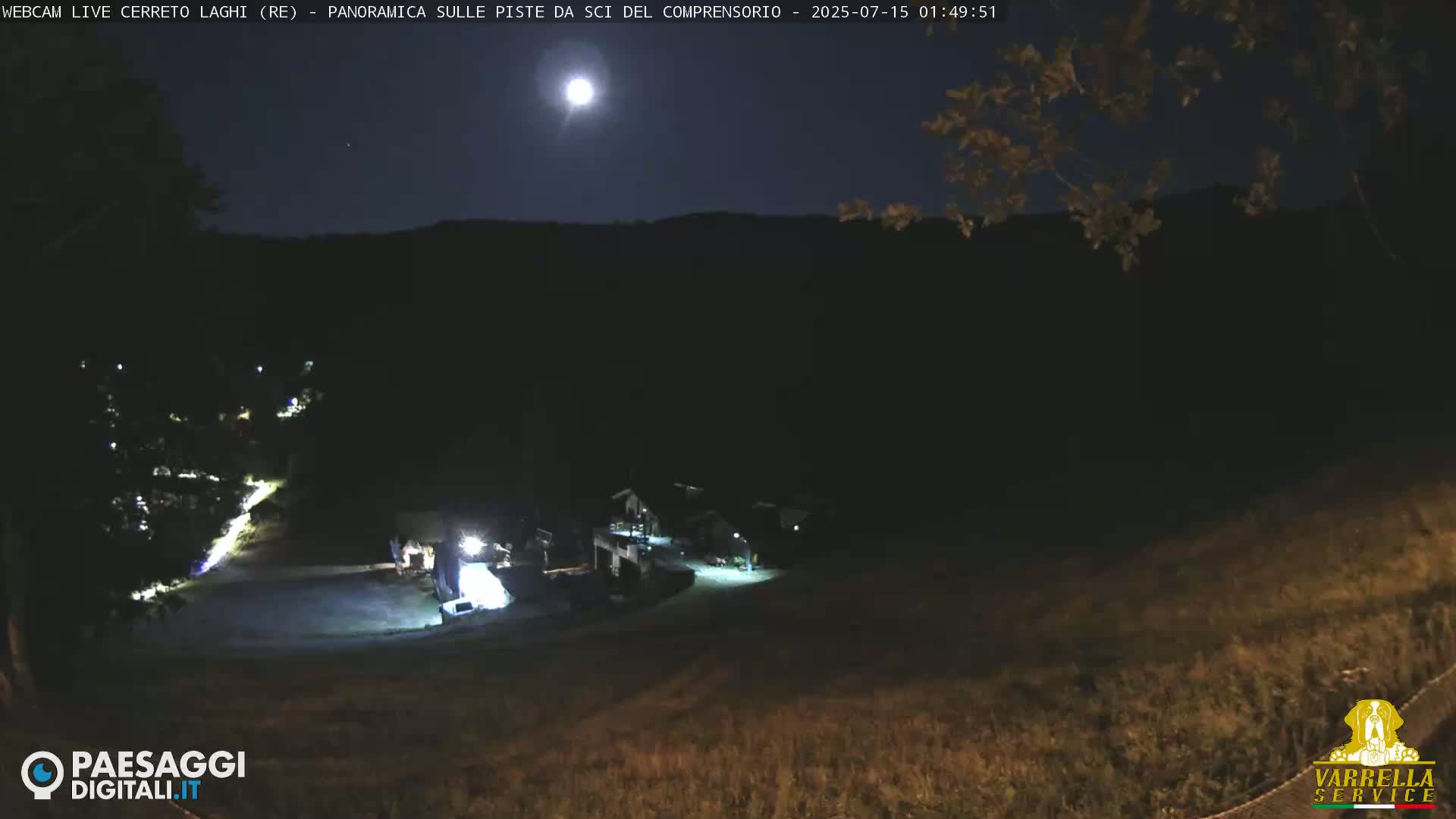Cerreto Laghi Lakes & Ski Lifts Live Cam -  Reggio Emilia, Emilia-Romagna, Italy