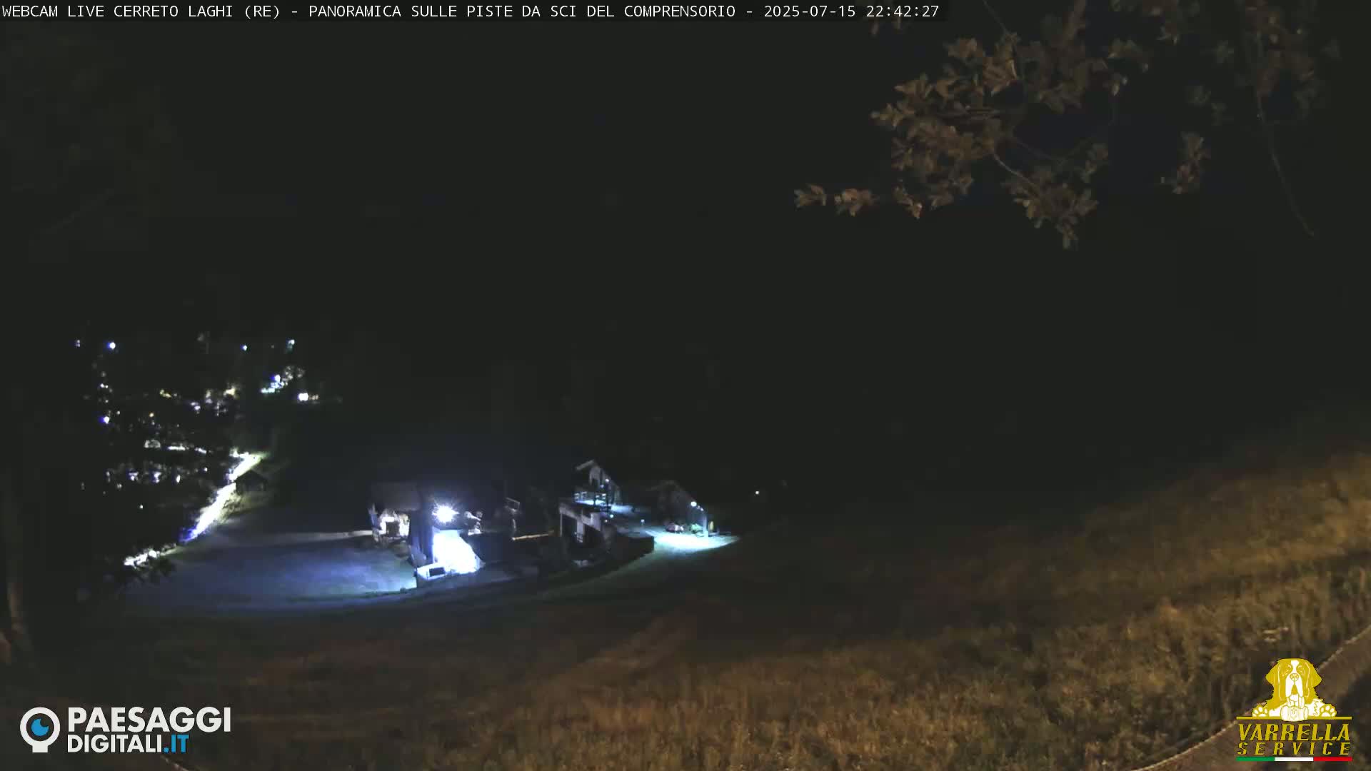 Cerreto Laghi Lakes & Ski Lifts Live Cam -  Reggio Emilia, Emilia-Romagna, Italy