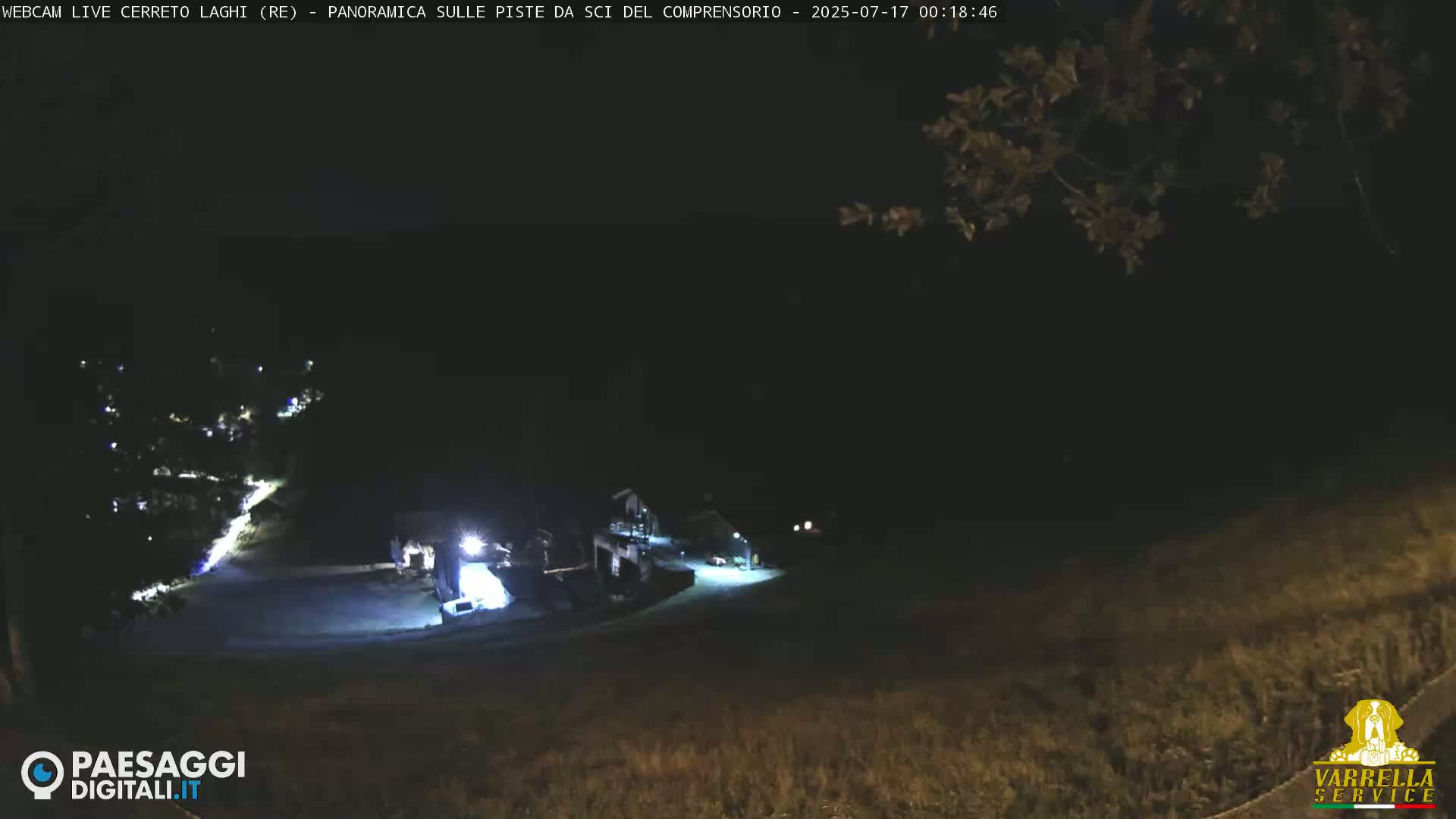 Cerreto Laghi Lakes & Ski Lifts Live Cam -  Reggio Emilia, Emilia-Romagna, Italy