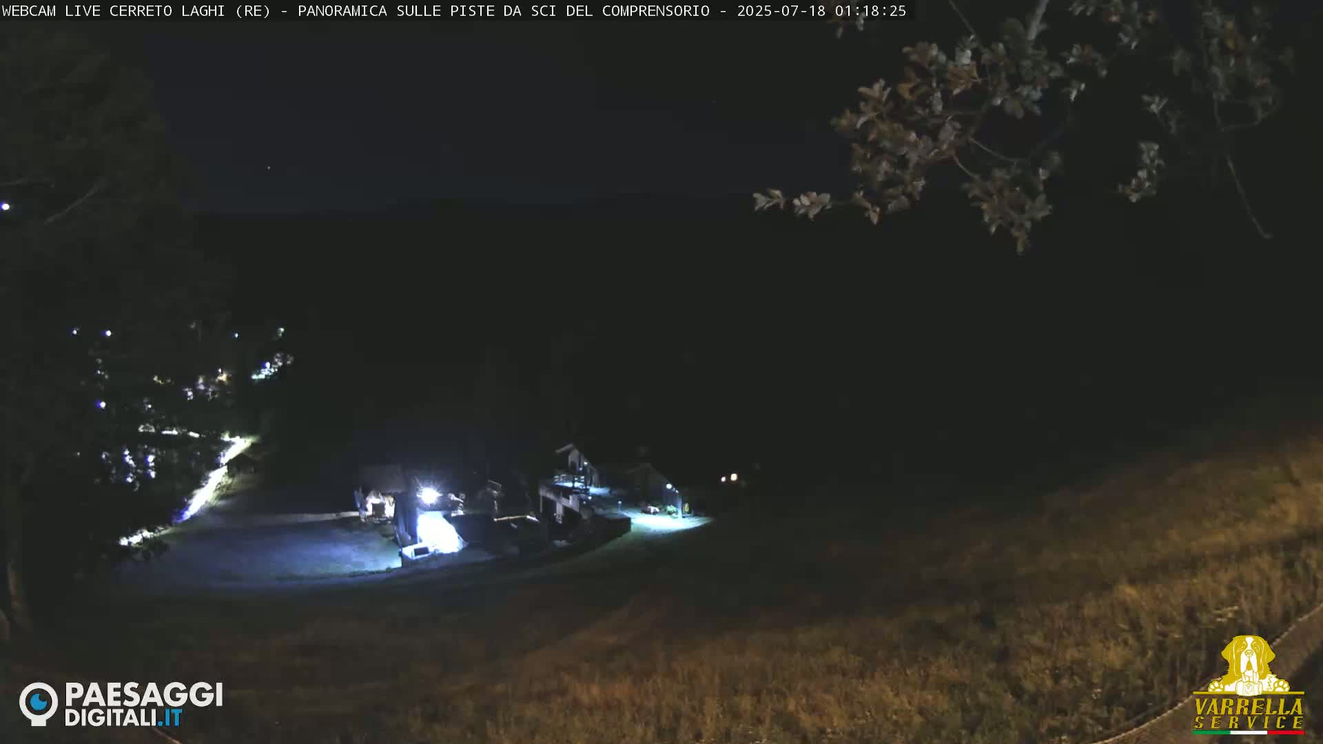 Cerreto Laghi Lakes & Ski Lifts Live Cam -  Reggio Emilia, Emilia-Romagna, Italy