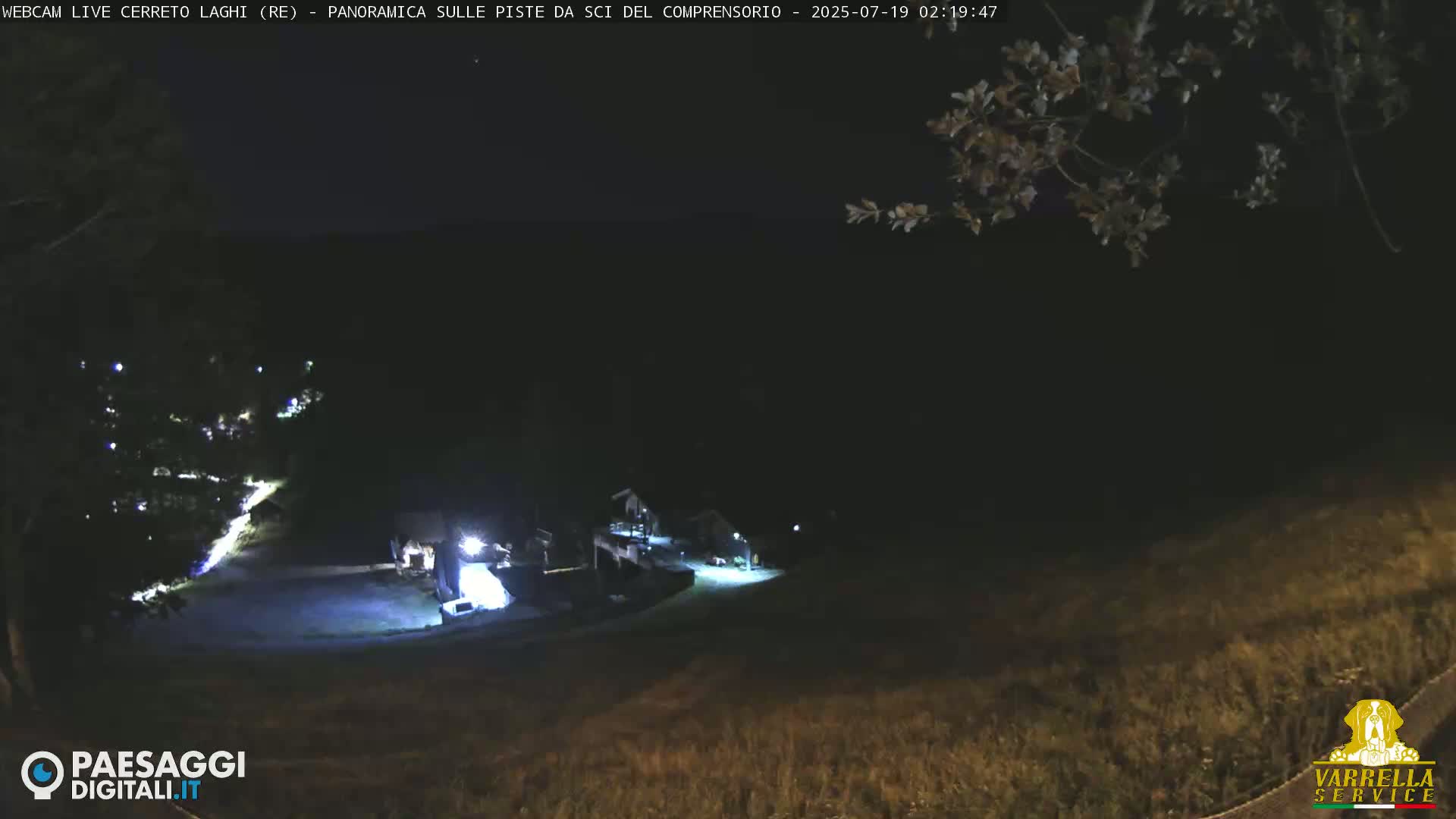Cerreto Laghi Lakes & Ski Lifts Live Cam -  Reggio Emilia, Emilia-Romagna, Italy