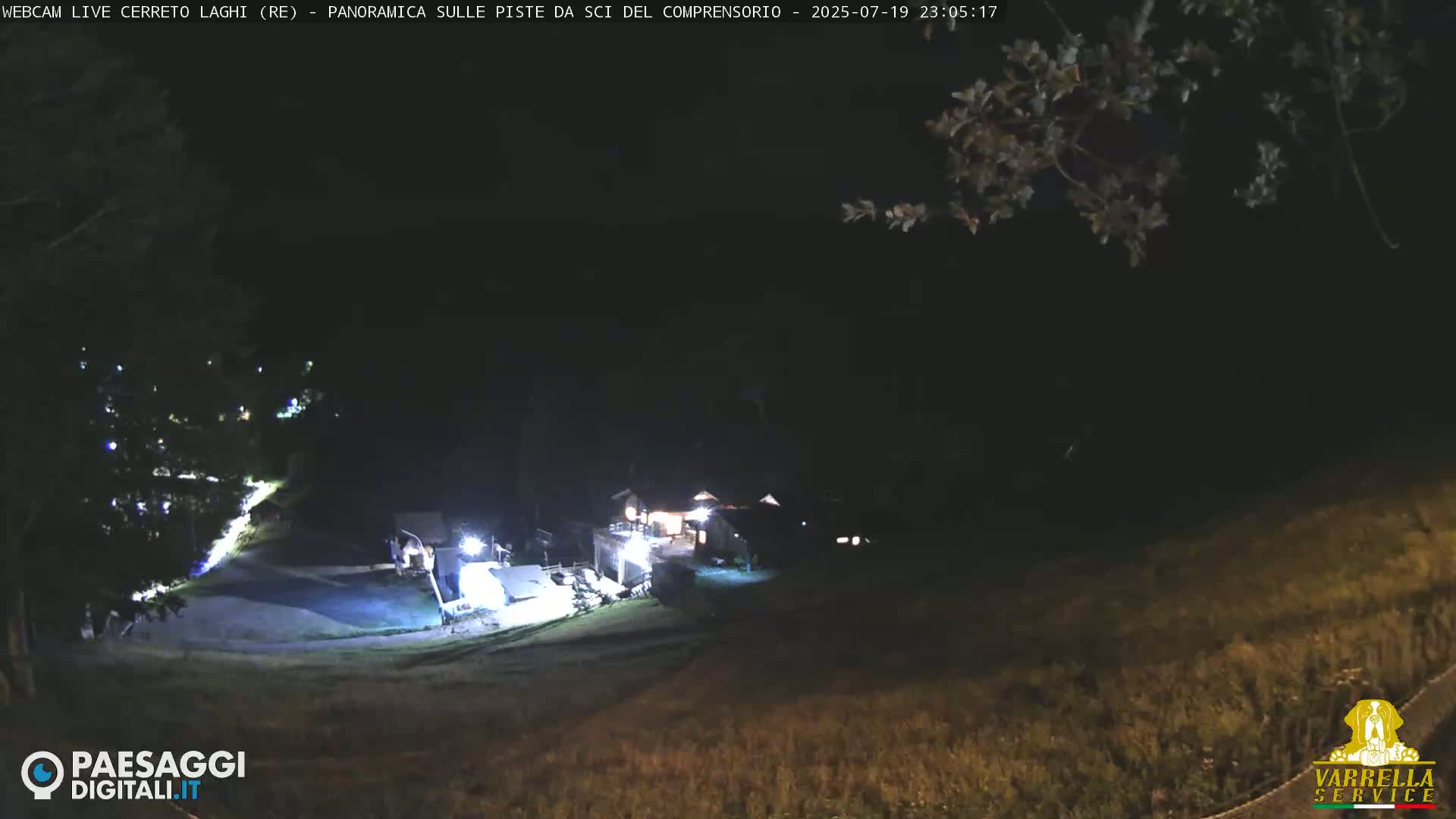 Cerreto Laghi Lakes & Ski Lifts Live Cam -  Reggio Emilia, Emilia-Romagna, Italy