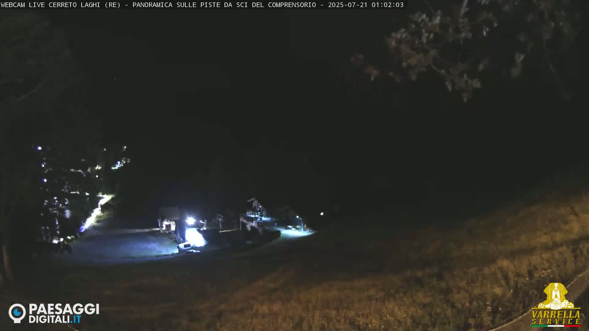 Cerreto Laghi Lakes & Ski Lifts Live Cam -  Reggio Emilia, Emilia-Romagna, Italy
