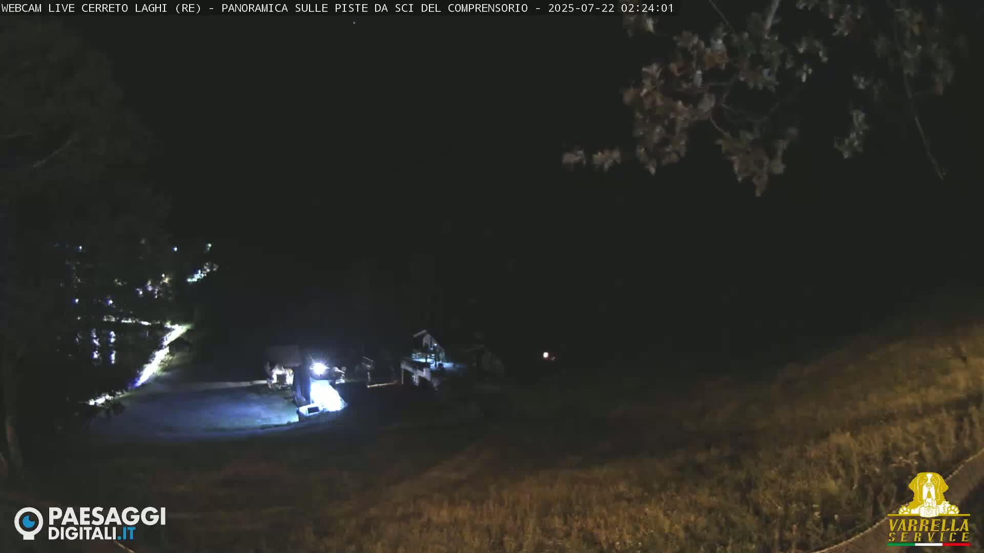 Cerreto Laghi Lakes & Ski Lifts Live Cam -  Reggio Emilia, Emilia-Romagna, Italy