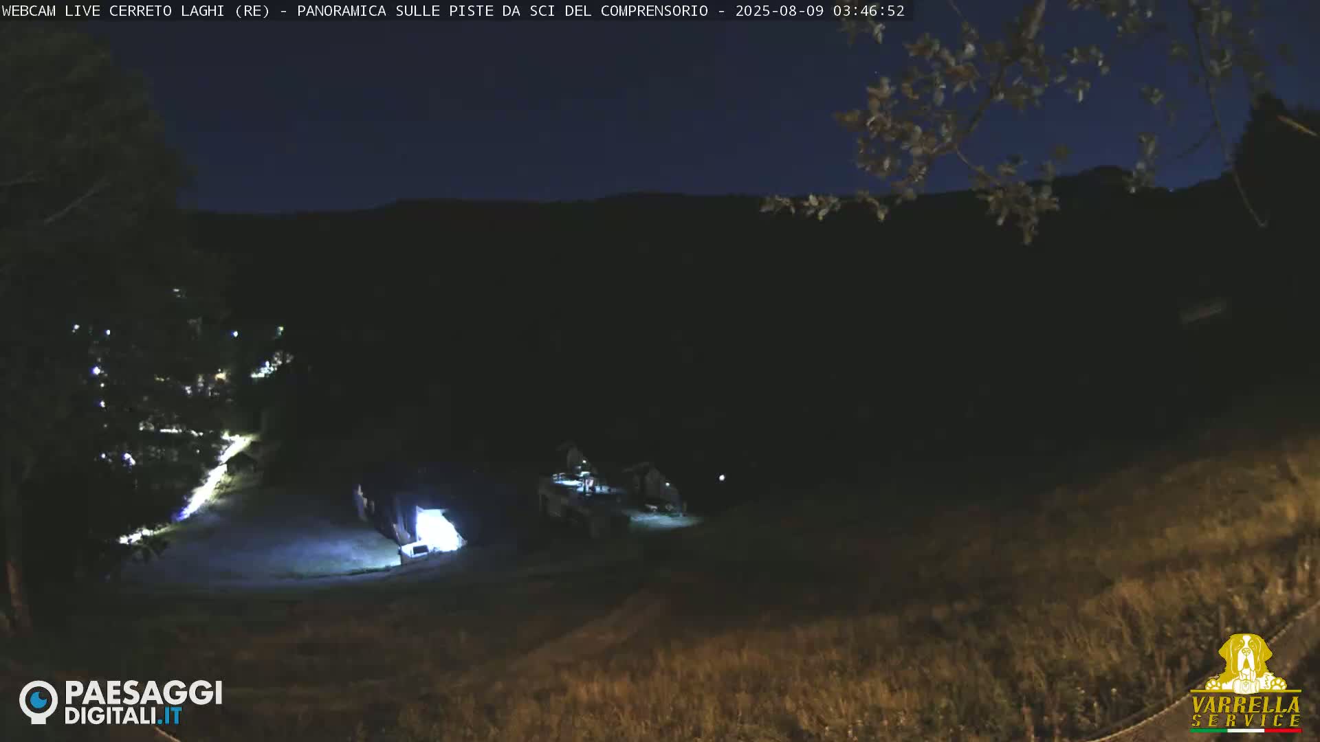 Cerreto Laghi Lakes & Ski Lifts Live Cam -  Reggio Emilia, Emilia-Romagna, Italy