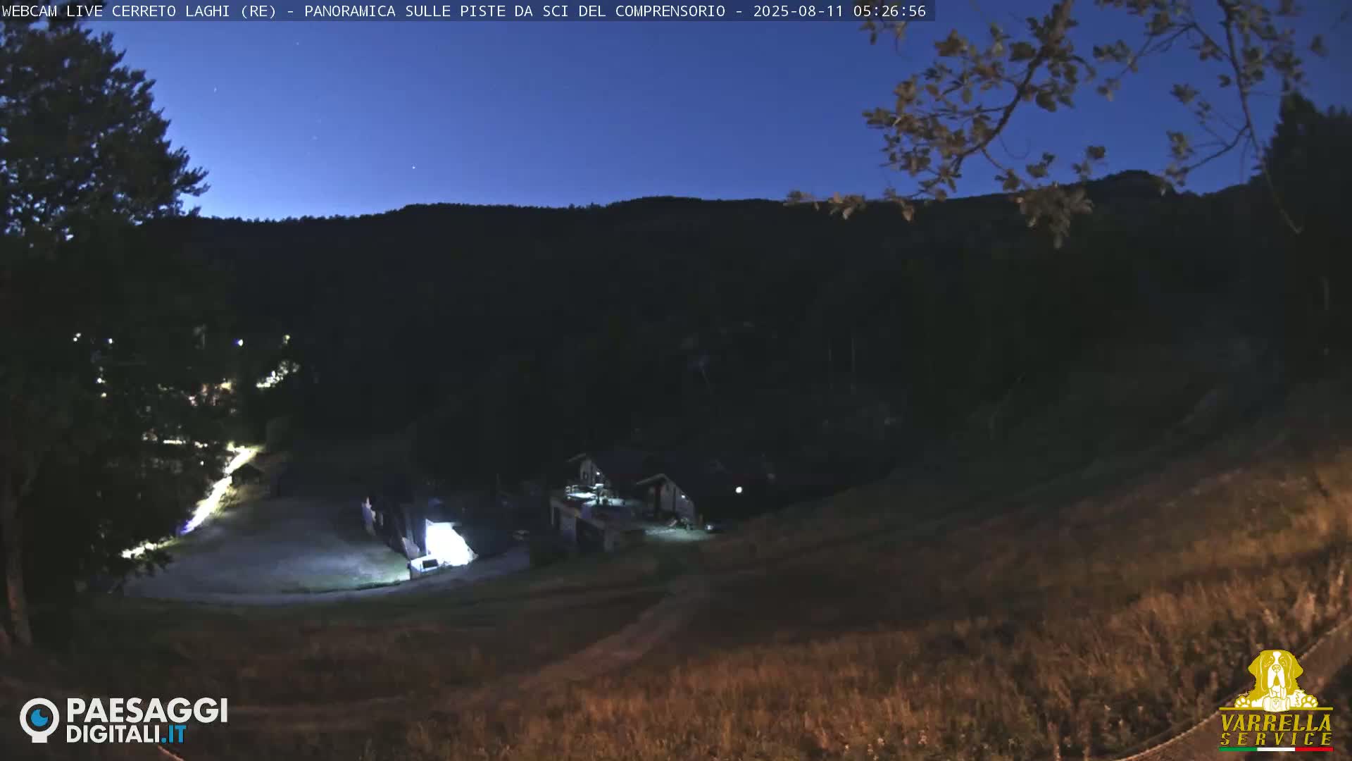 Cerreto Laghi Lakes & Ski Lifts Live Cam -  Reggio Emilia, Emilia-Romagna, Italy