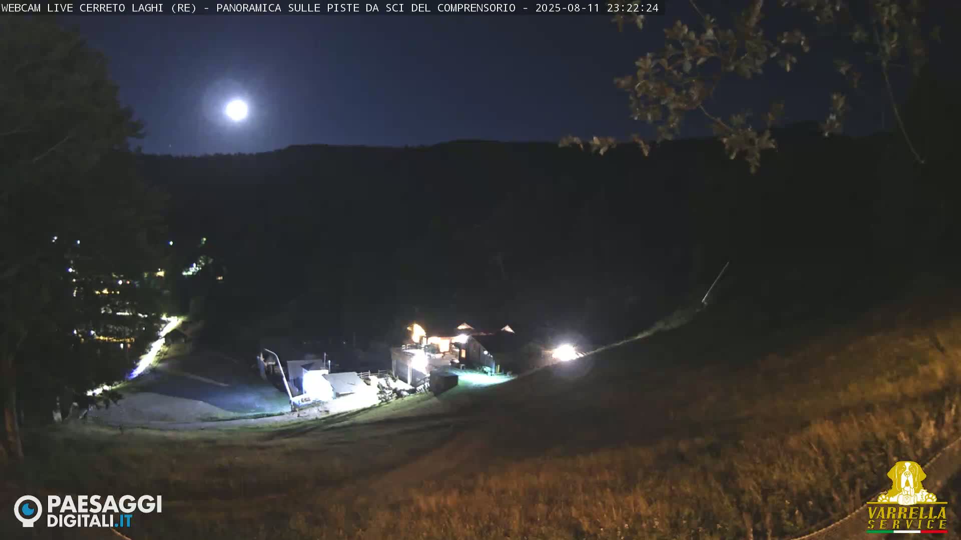 Cerreto Laghi Lakes & Ski Lifts Live Cam -  Reggio Emilia, Emilia-Romagna, Italy