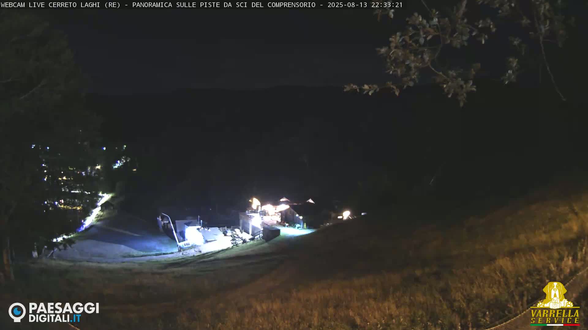 Cerreto Laghi Lakes & Ski Lifts Live Cam -  Reggio Emilia, Emilia-Romagna, Italy
