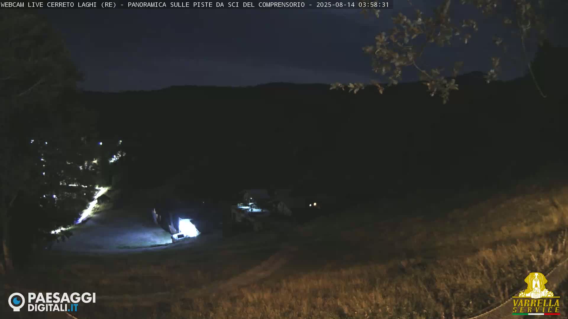 Cerreto Laghi Lakes & Ski Lifts Live Cam -  Reggio Emilia, Emilia-Romagna, Italy