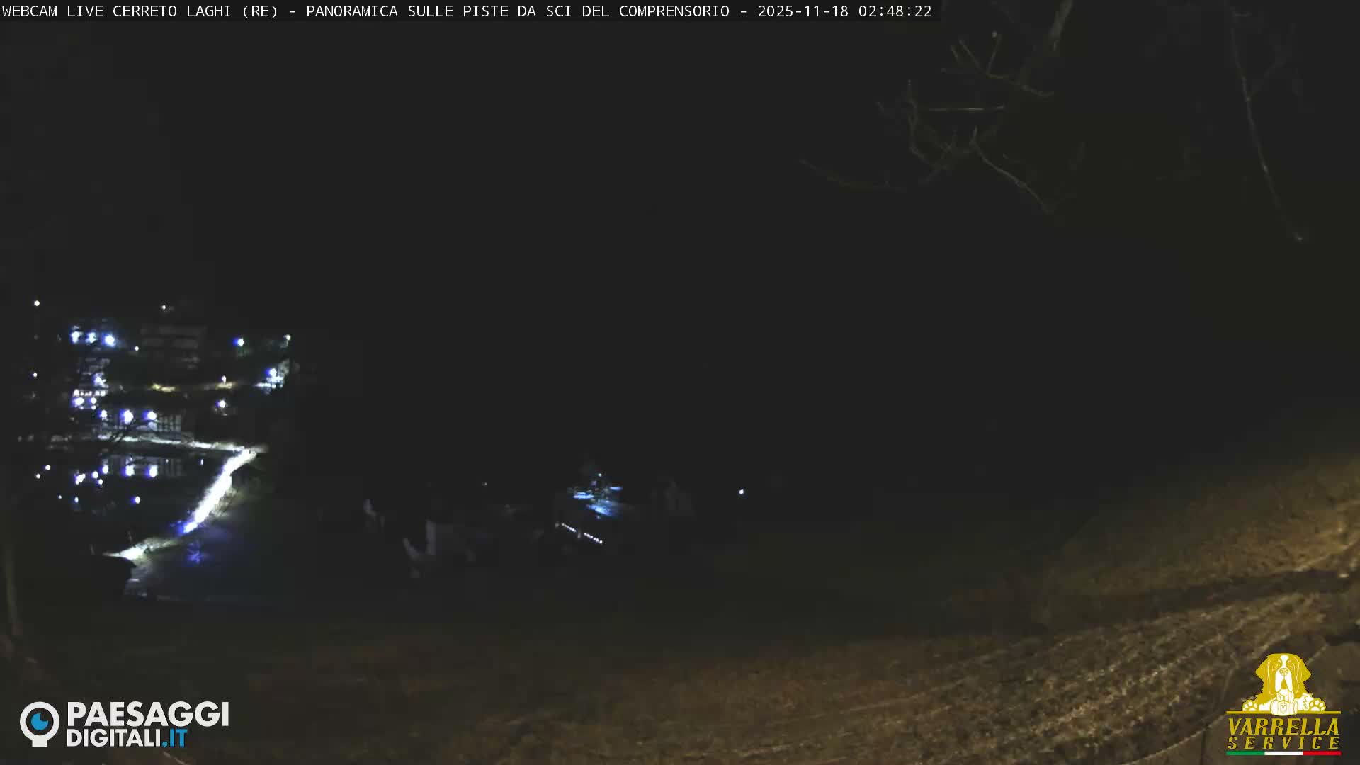 Cerreto Laghi Lakes & Ski Lifts Live Cam -  Reggio Emilia, Emilia-Romagna, Italy