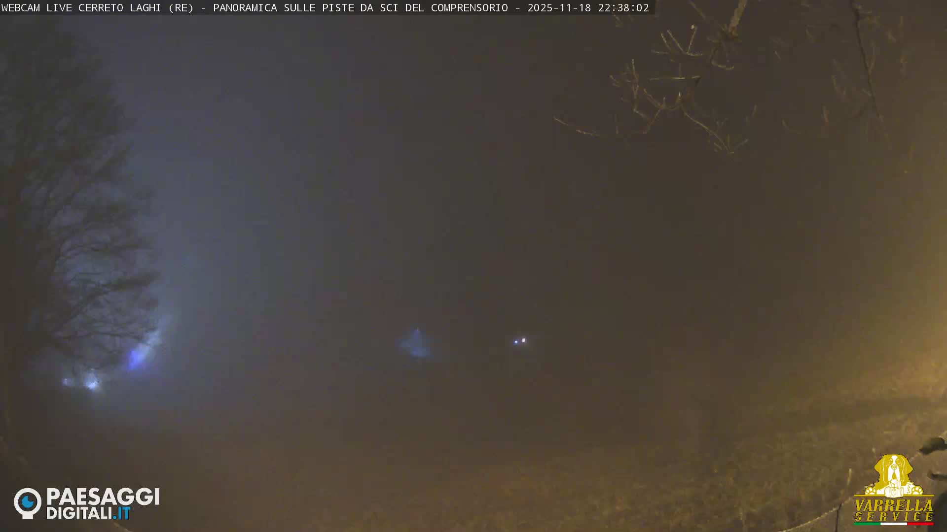 Cerreto Laghi Lakes & Ski Lifts Live Cam -  Reggio Emilia, Emilia-Romagna, Italy