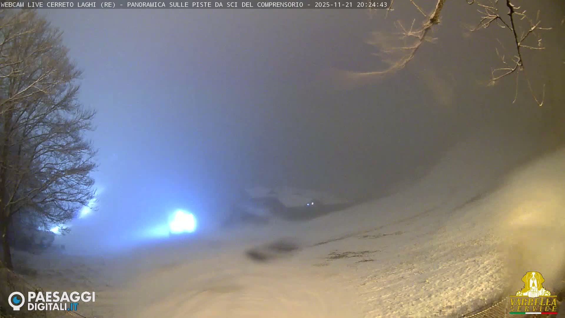 Cerreto Laghi Lakes & Ski Lifts Live Cam -  Reggio Emilia, Emilia-Romagna, Italy