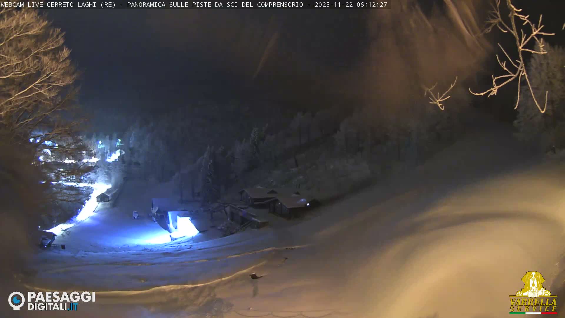 Cerreto Laghi Lakes & Ski Lifts Live Cam -  Reggio Emilia, Emilia-Romagna, Italy