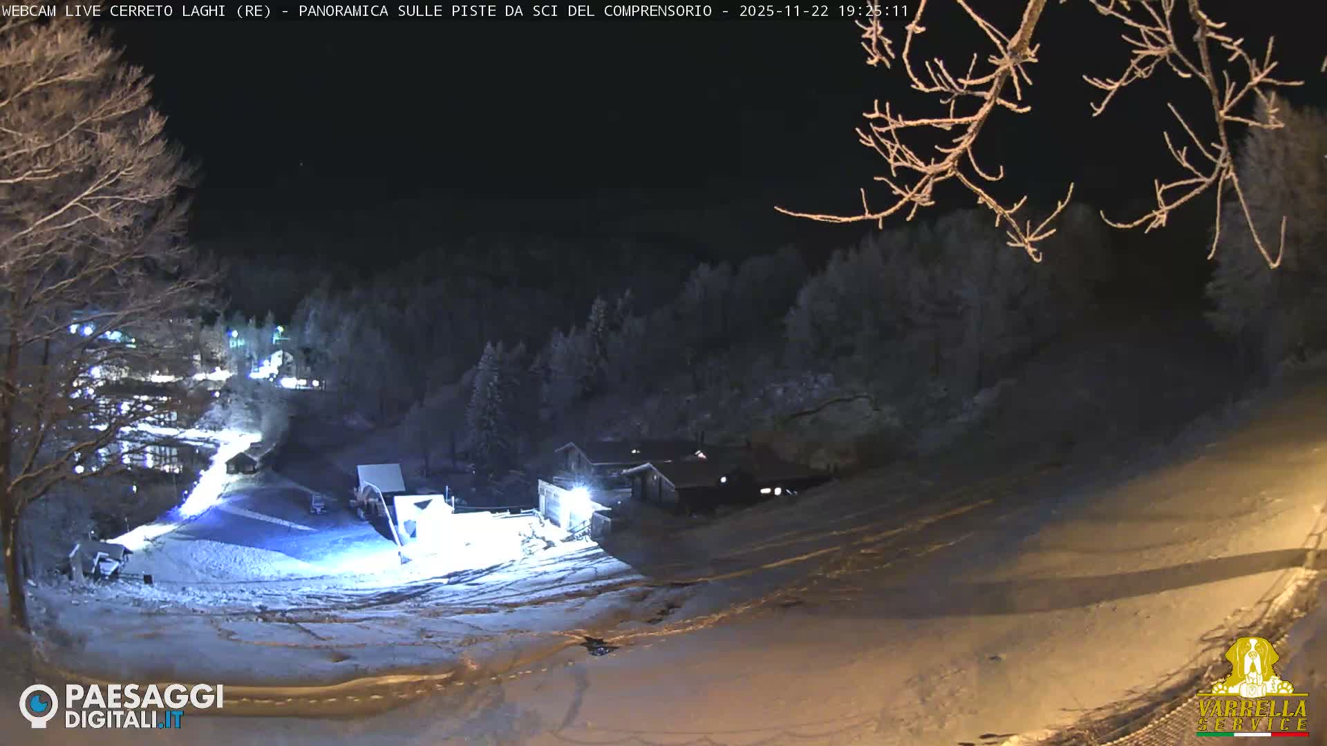 Cerreto Laghi Lakes & Ski Lifts Live Cam -  Reggio Emilia, Emilia-Romagna, Italy
