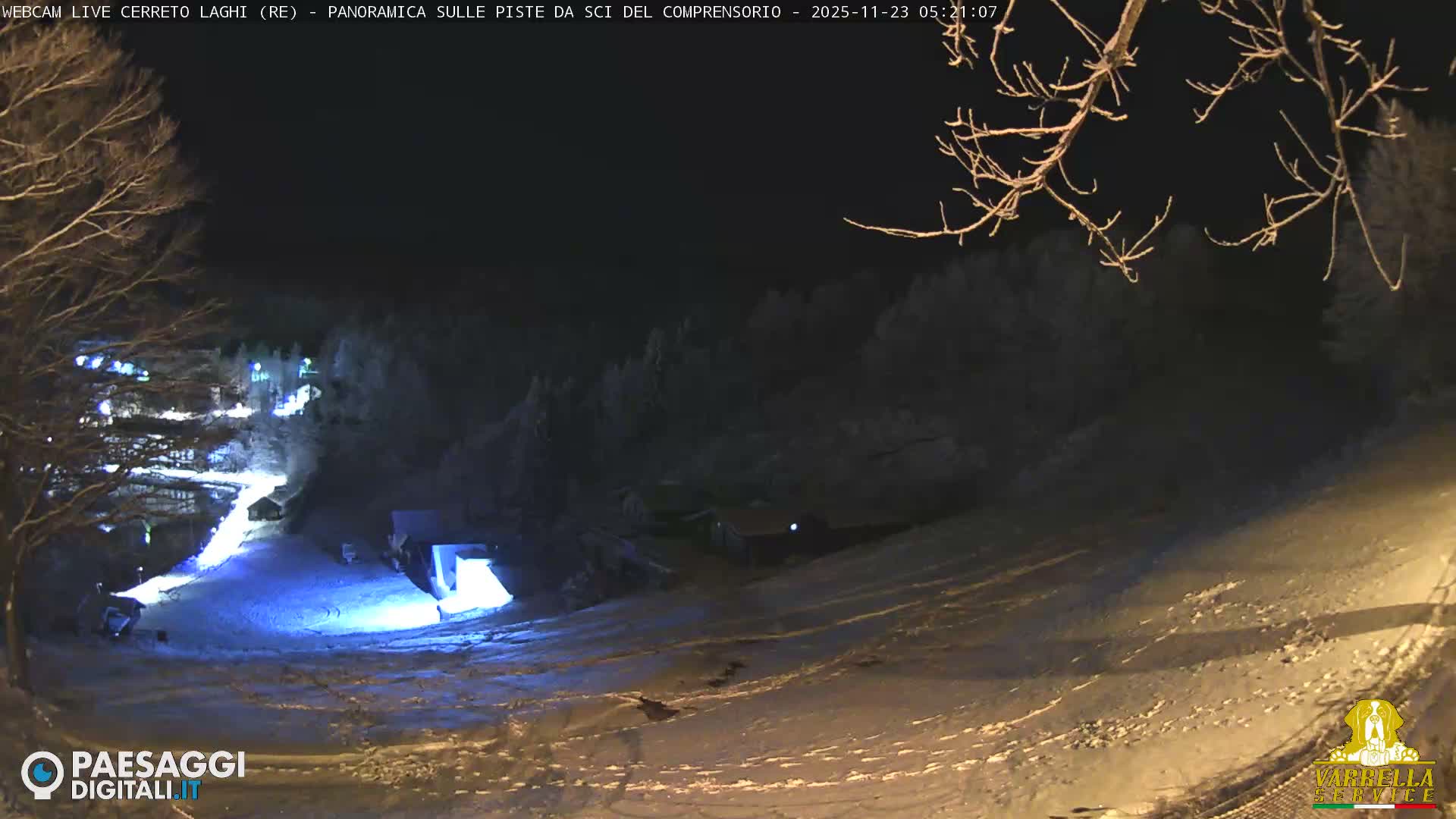 Cerreto Laghi Lakes & Ski Lifts Live Cam -  Reggio Emilia, Emilia-Romagna, Italy