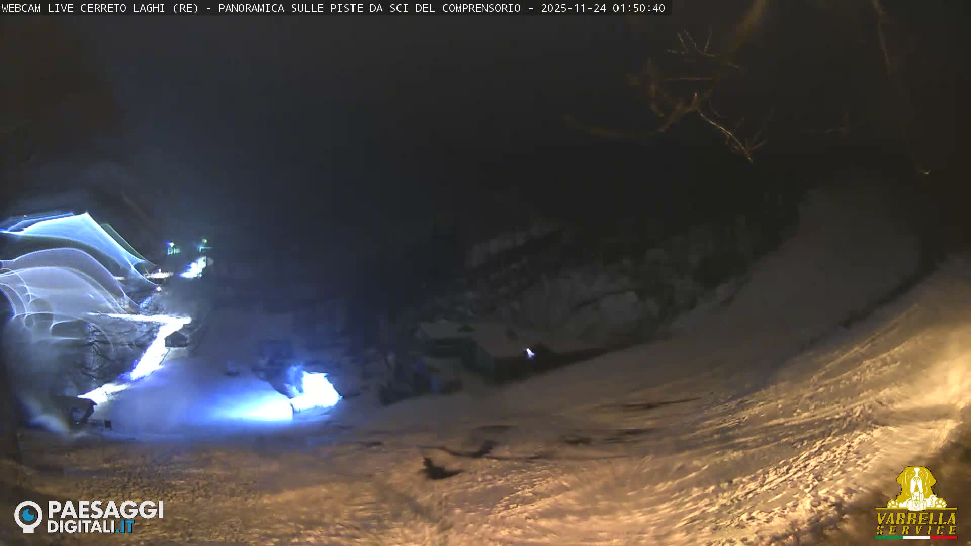 Cerreto Laghi Lakes & Ski Lifts Live Cam -  Reggio Emilia, Emilia-Romagna, Italy