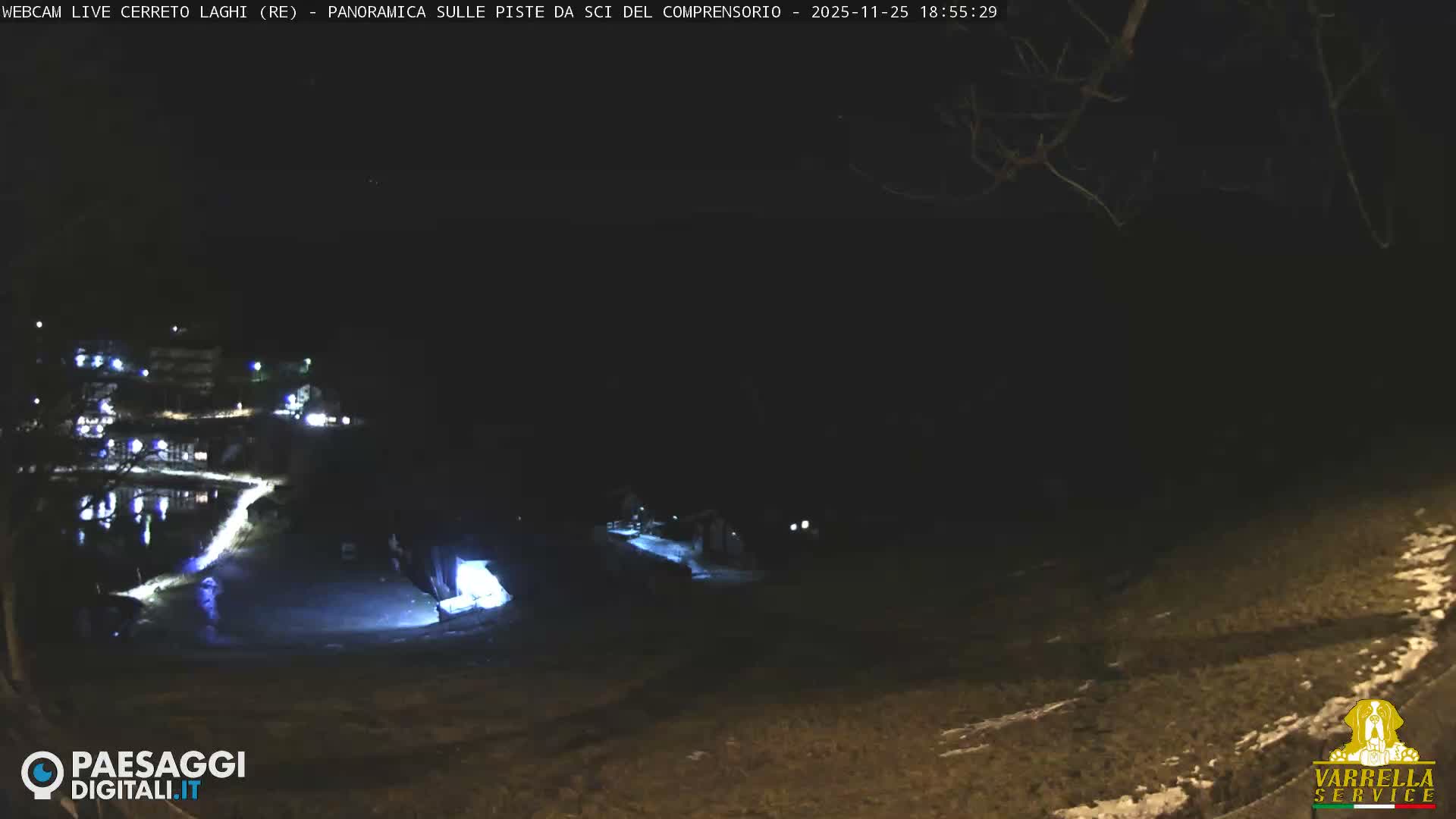 Cerreto Laghi Lakes & Ski Lifts Live Cam -  Reggio Emilia, Emilia-Romagna, Italy