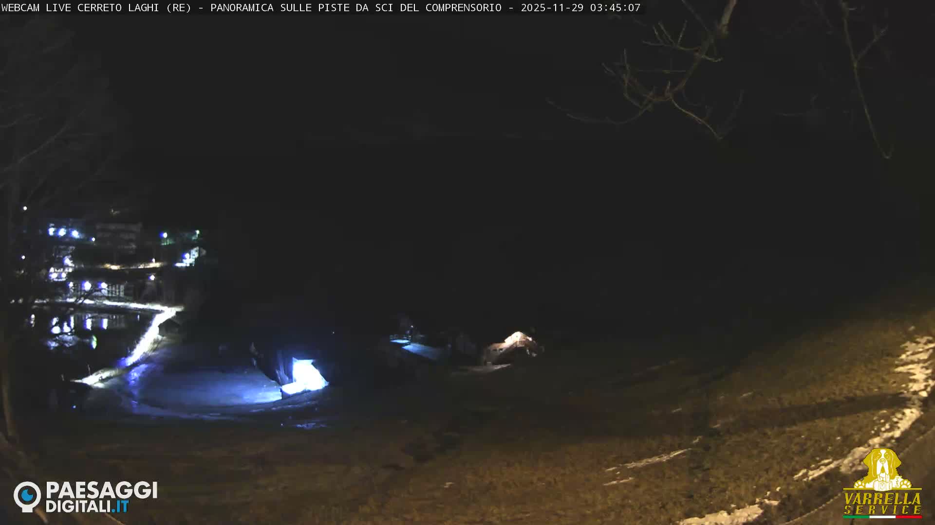 Cerreto Laghi Lakes & Ski Lifts Live Cam -  Reggio Emilia, Emilia-Romagna, Italy