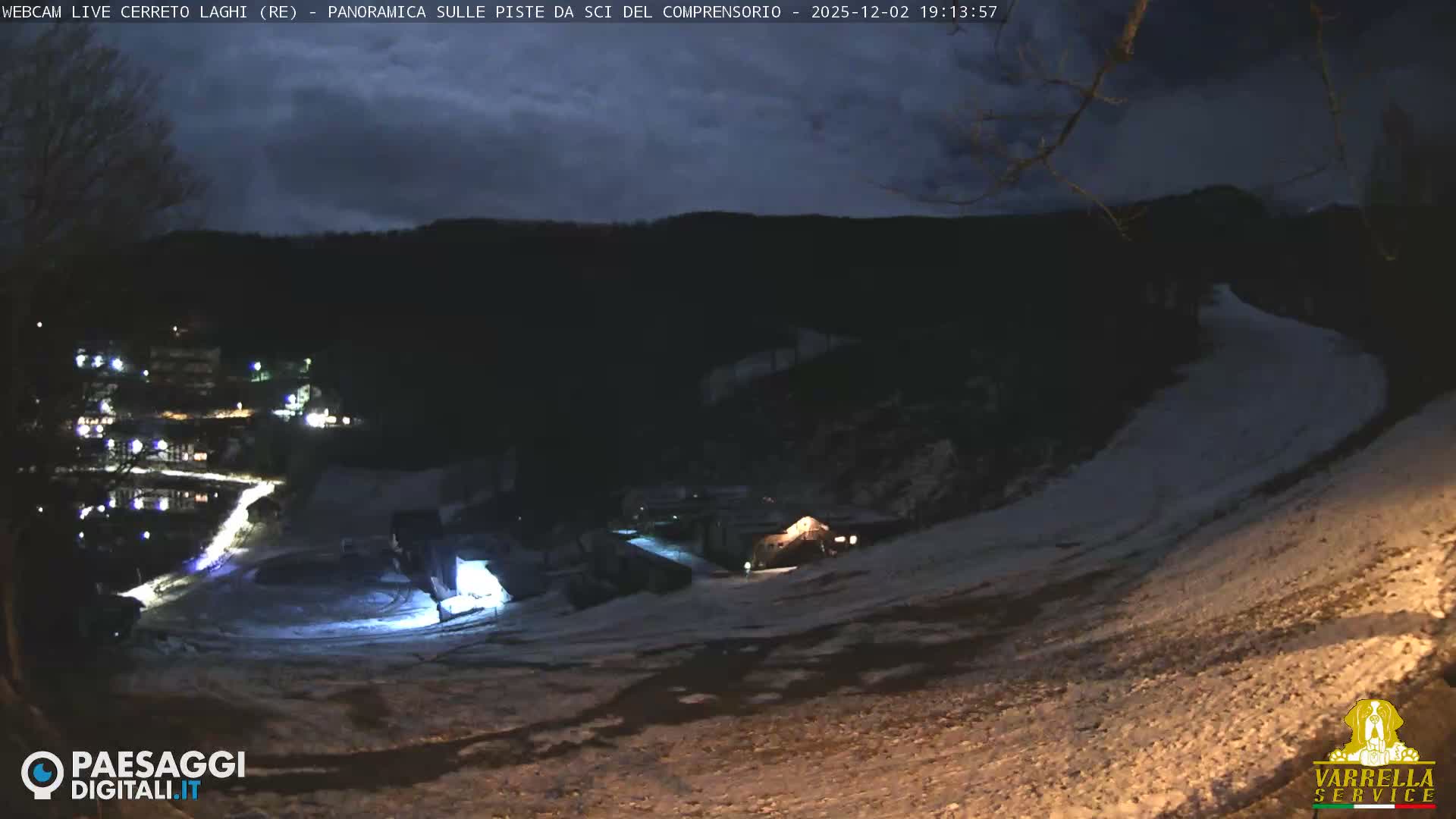 Cerreto Laghi Lakes & Ski Lifts Live Cam -  Reggio Emilia, Emilia-Romagna, Italy