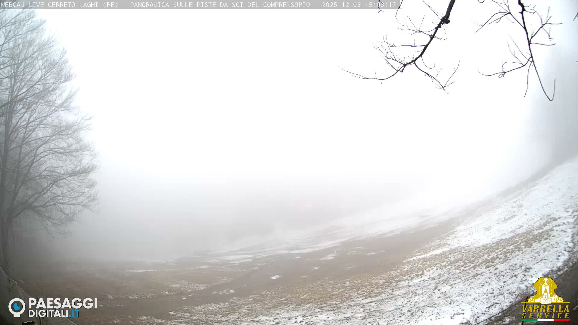 Cerreto Laghi Lakes & Ski Lifts Live Cam -  Reggio Emilia, Emilia-Romagna, Italy