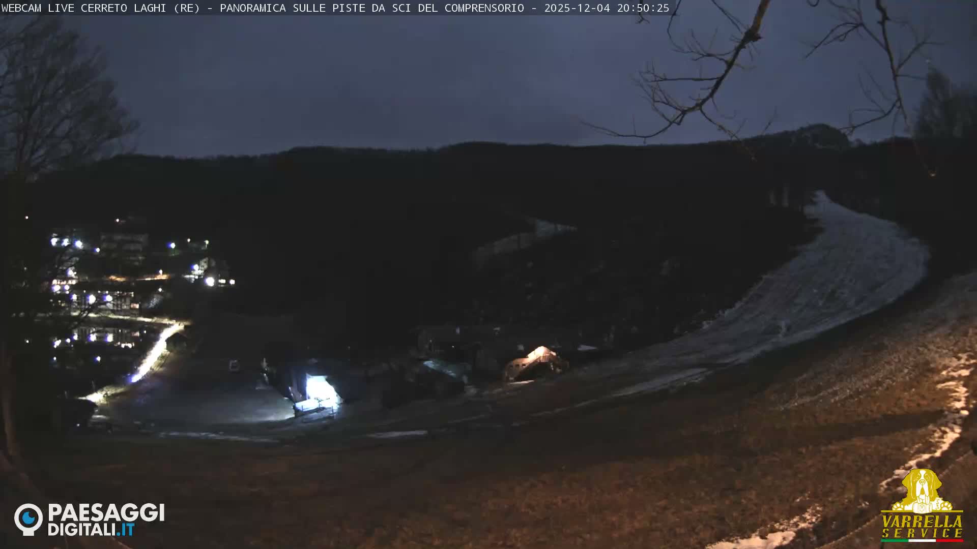 Cerreto Laghi Lakes & Ski Lifts Live Cam -  Reggio Emilia, Emilia-Romagna, Italy