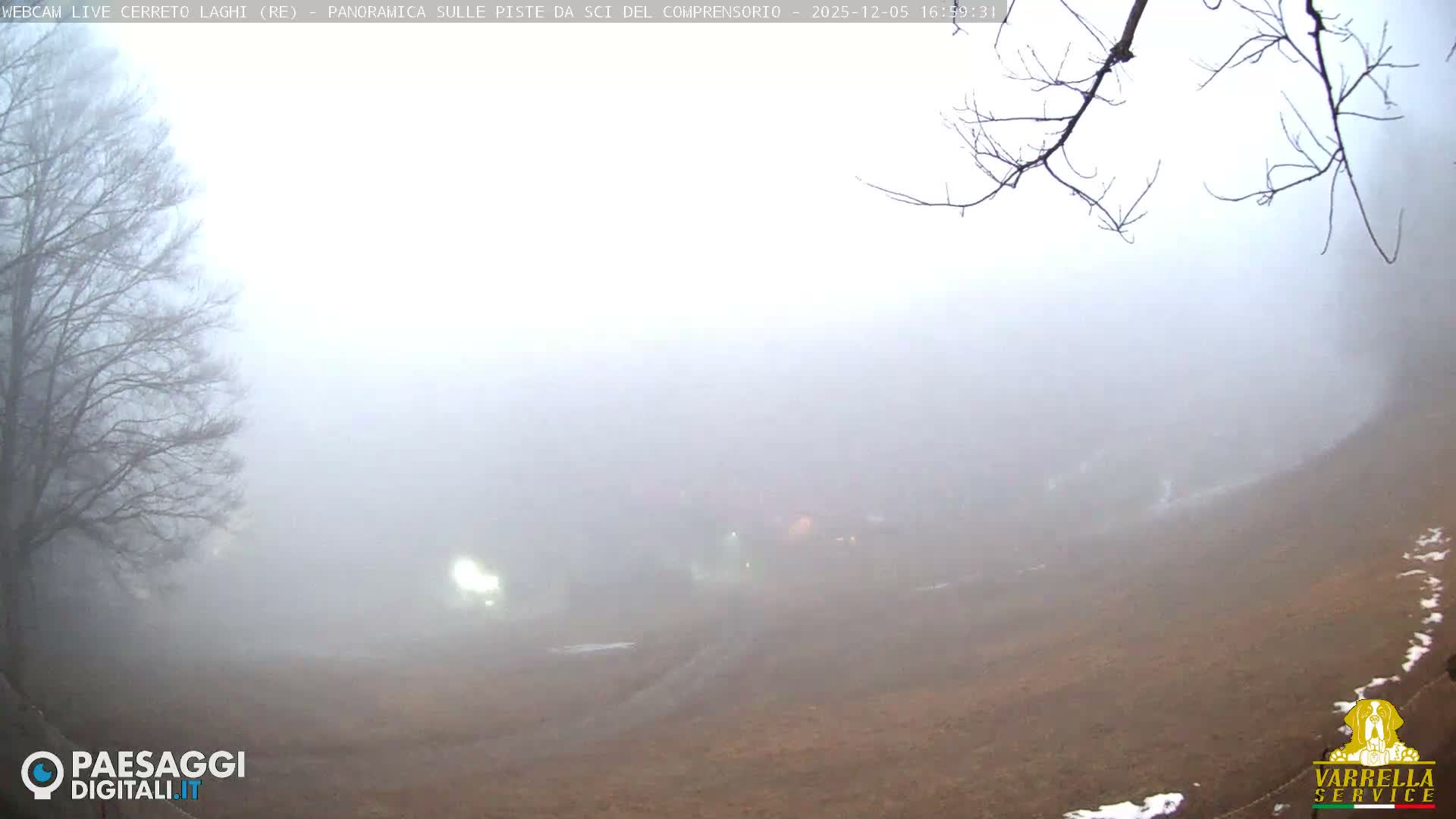 Cerreto Laghi Lakes & Ski Lifts Live Cam -  Reggio Emilia, Emilia-Romagna, Italy