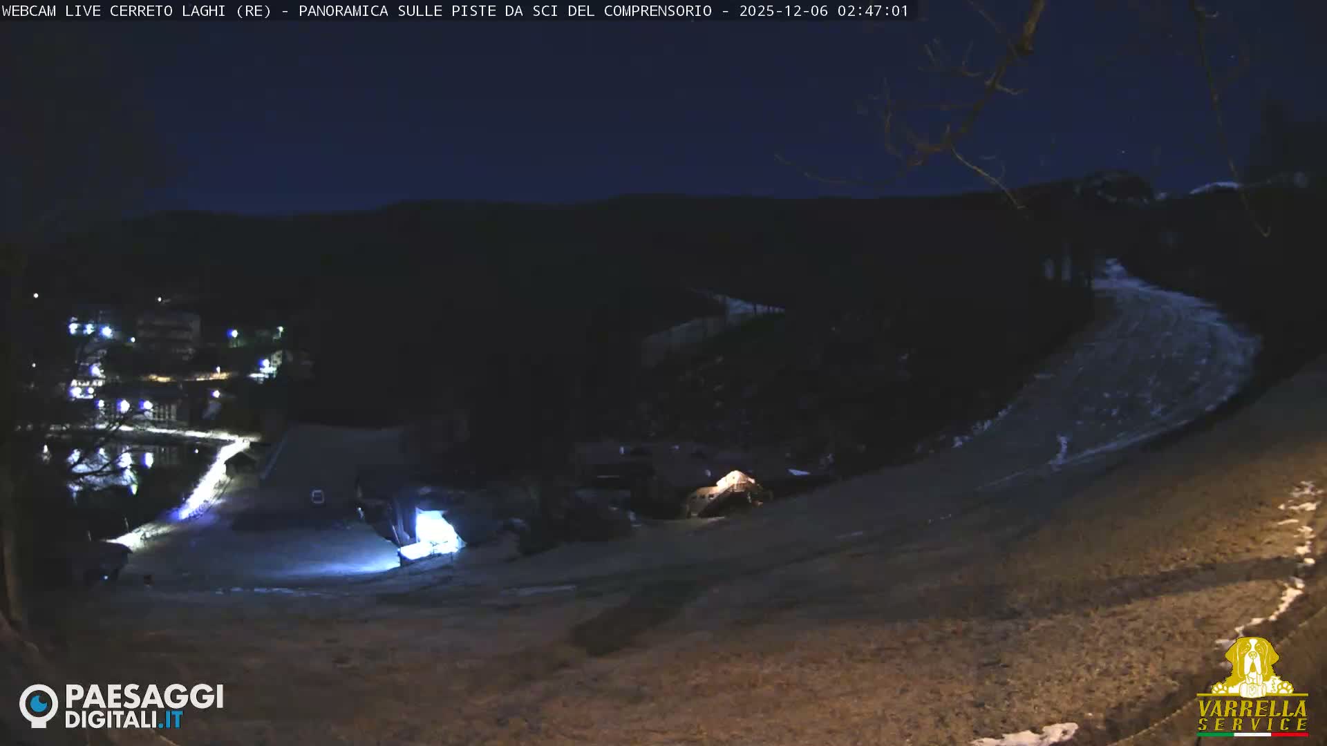 Cerreto Laghi Lakes & Ski Lifts Live Cam -  Reggio Emilia, Emilia-Romagna, Italy